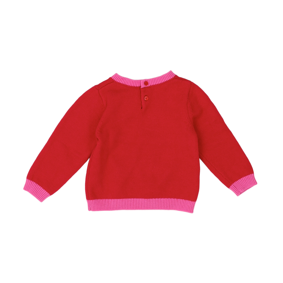 Red baby sweater - 18 months JACADI - Seconde Main Red