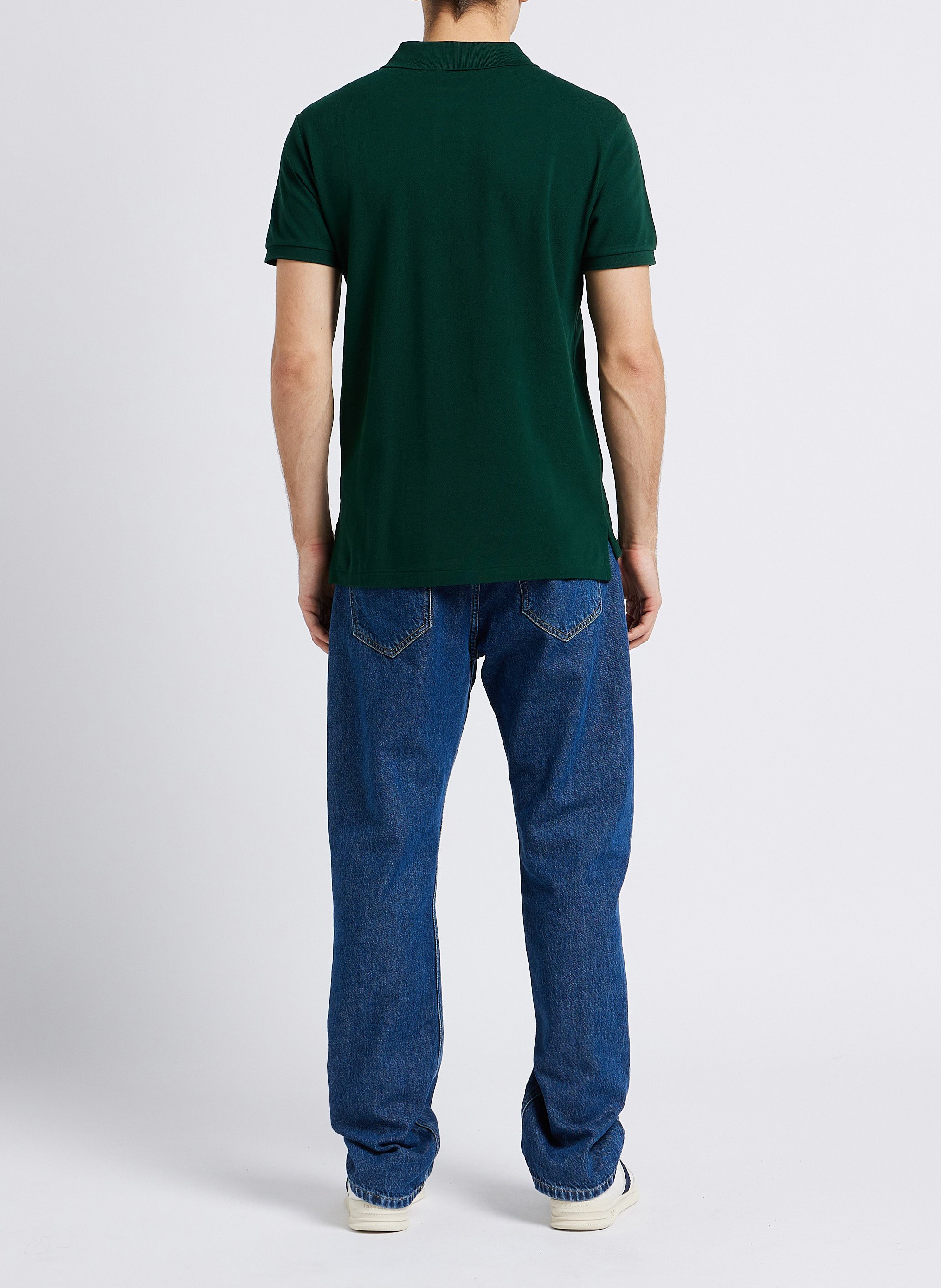 Polo slim-fit en coton piqué POLO RALPH LAUREN Vert