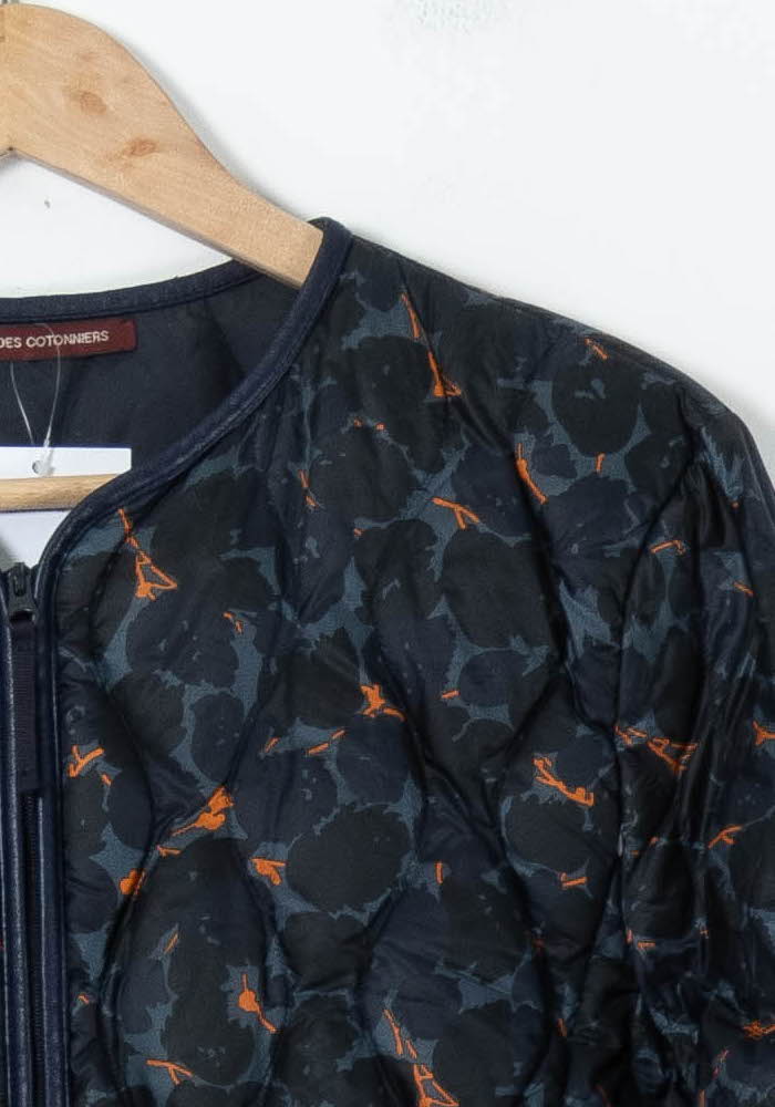 Lightweight quilted padded jacket with high neck COMPTOIR DES COTONNIERS - Seconde main Blue