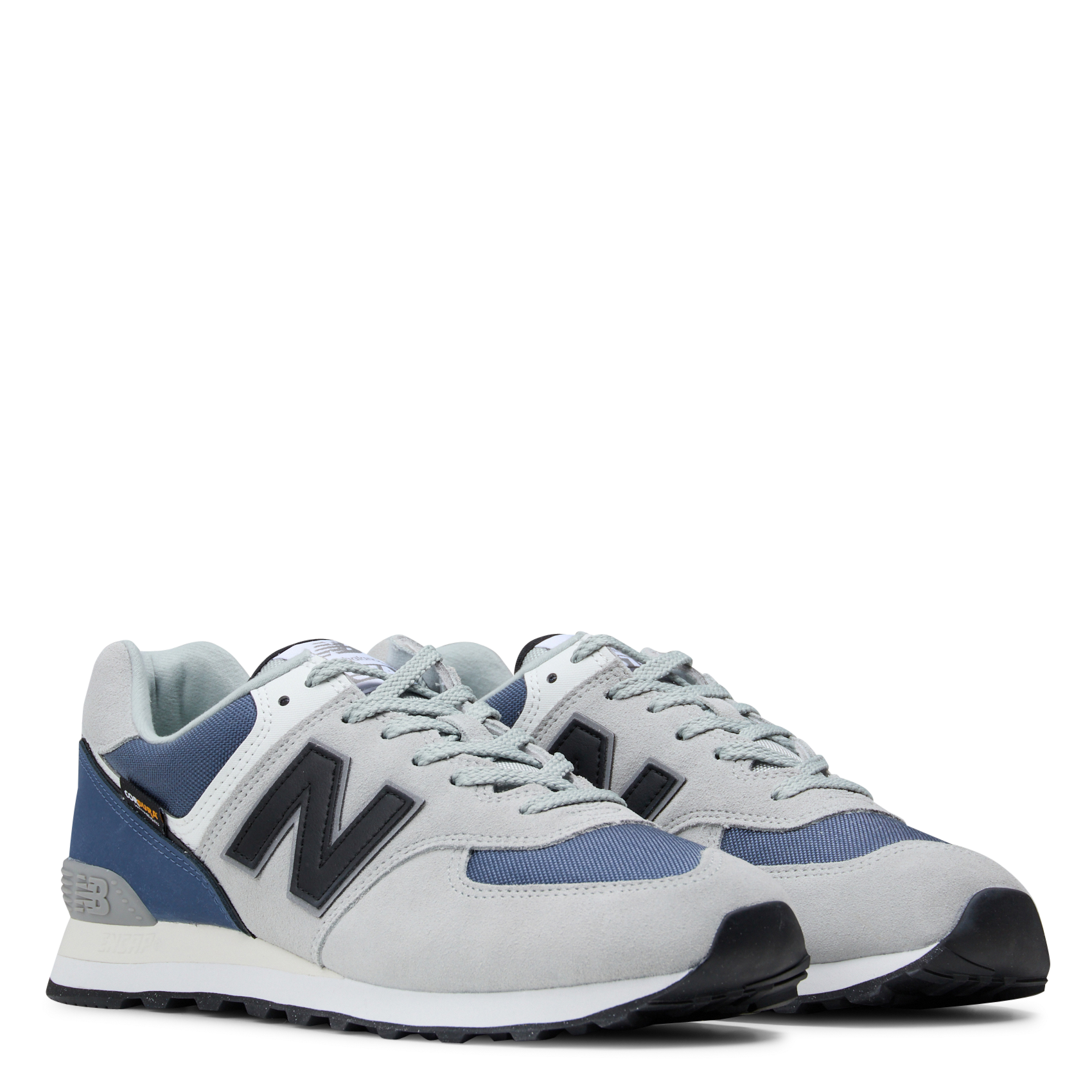 Baskets basses en cuir mélangé NEW BALANCE Blanc