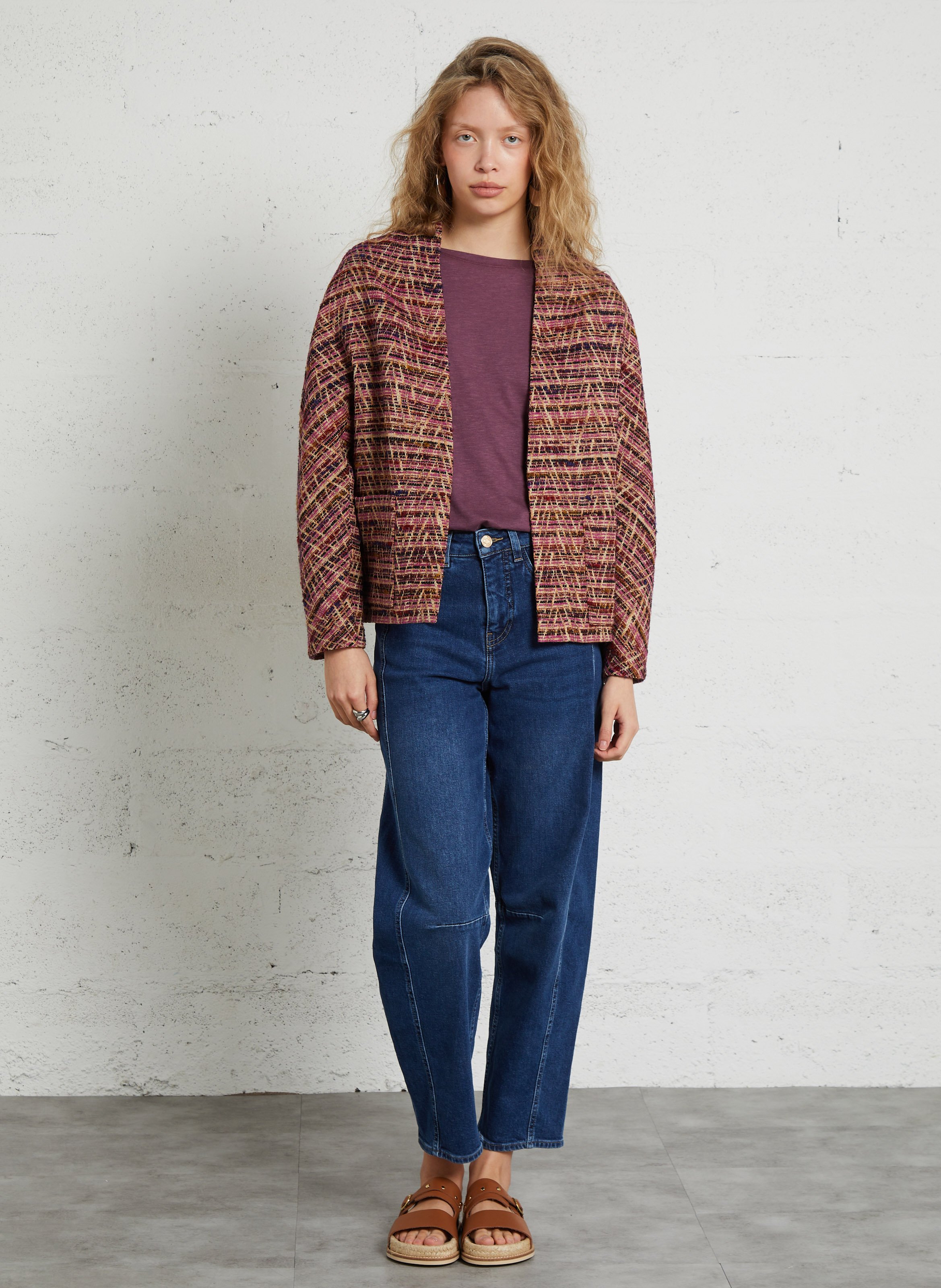 Veste en tweed MAISON 123 Violet