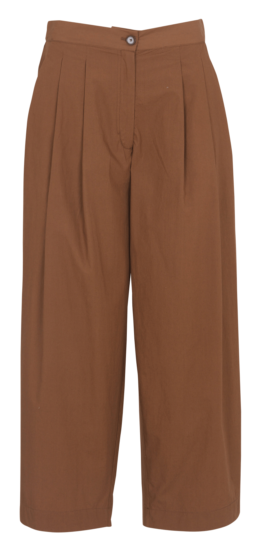 Wide cotton trousers  BELLEPIECE Brown