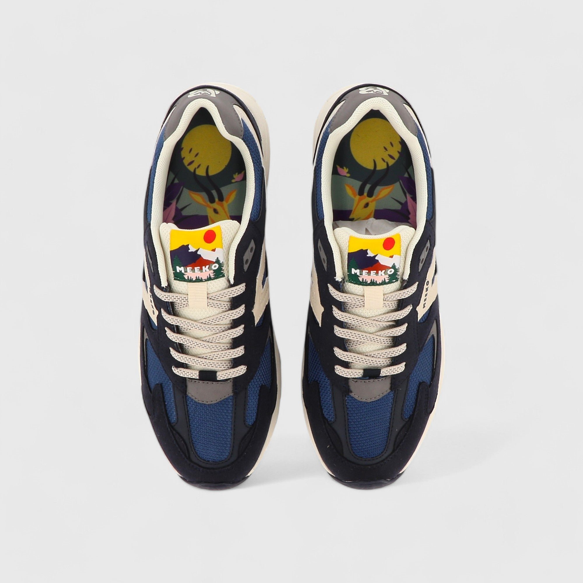 Baskets techniques et durables MEEKO Bleu