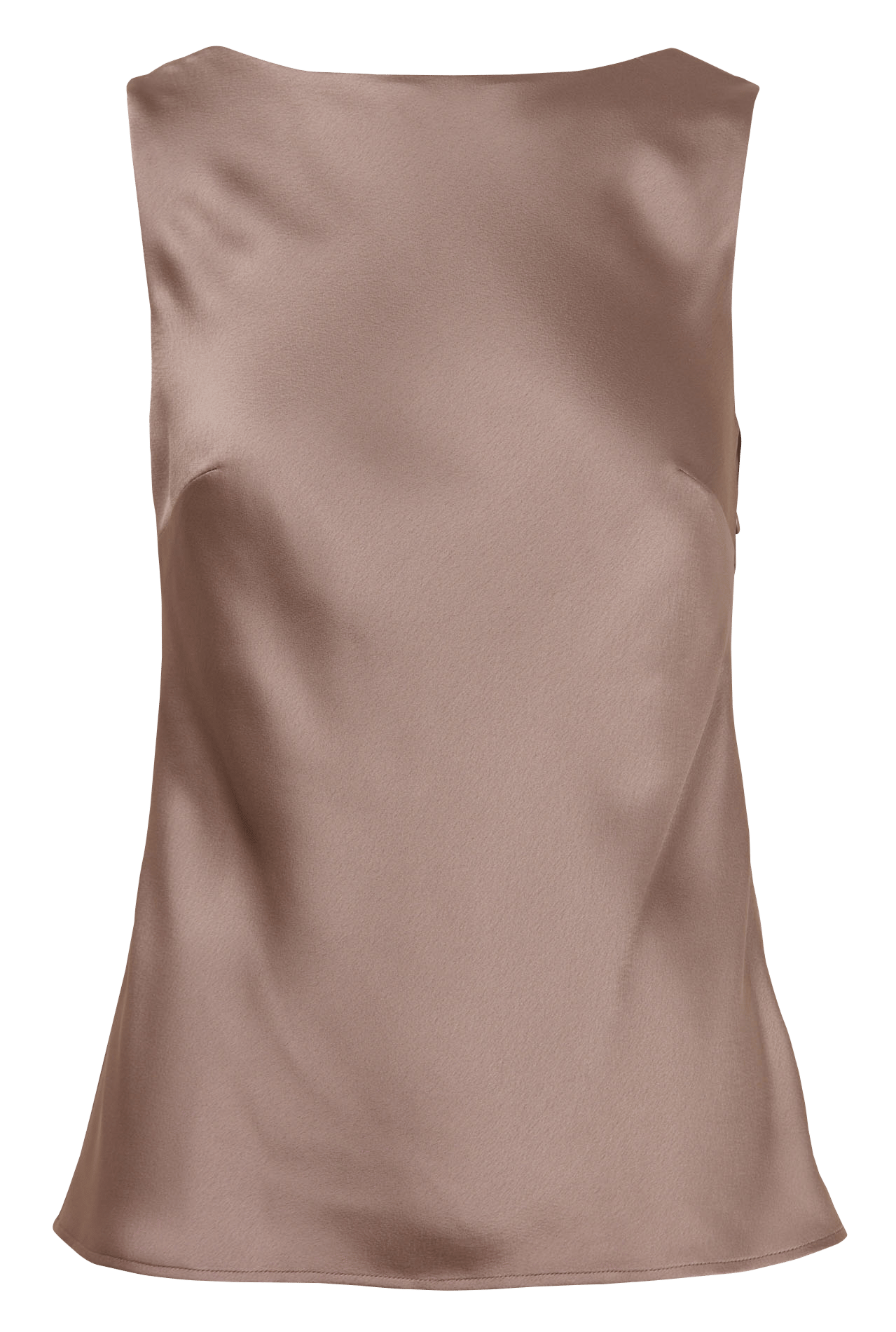 Top sans manches à dos nu drapé ZAPA Gris