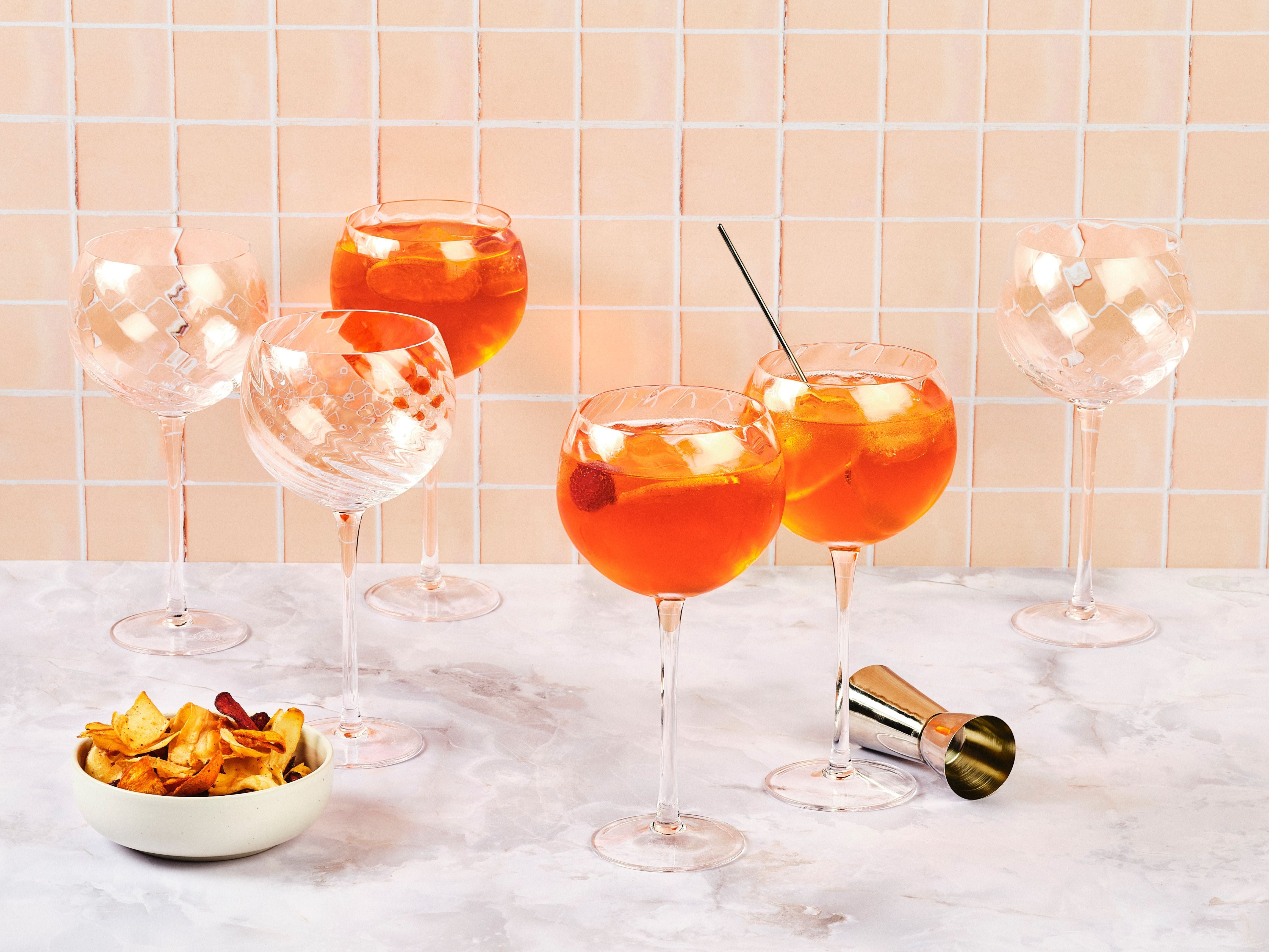 Verre à pied 60cl sten - 6 pièces BJORN Transparent