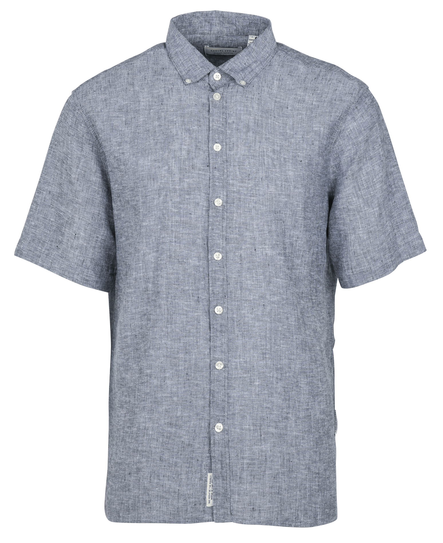 Rechte linnen en katoenen overhemd CASUAL FRIDAY