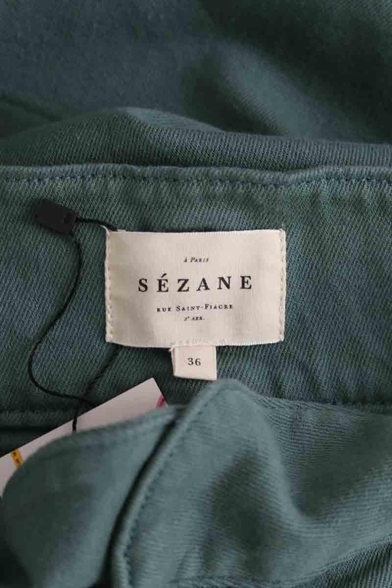 Pantalon droit SEZANE - Seconde main Vert
