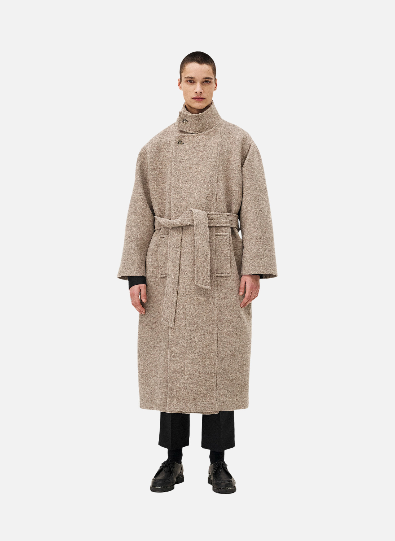 Oversized coat HERA SAND Noyoco Beige