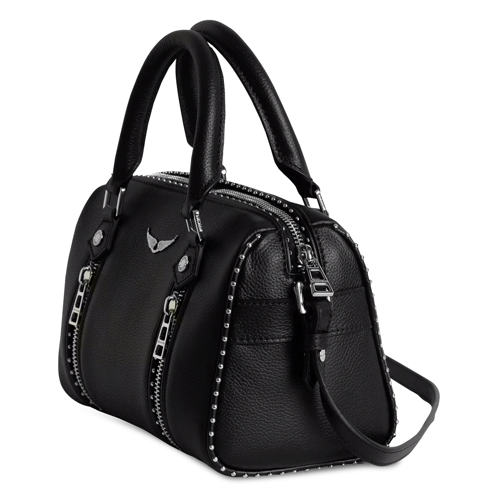 Leather tote bag ZADIG&VOLTAIRE Black