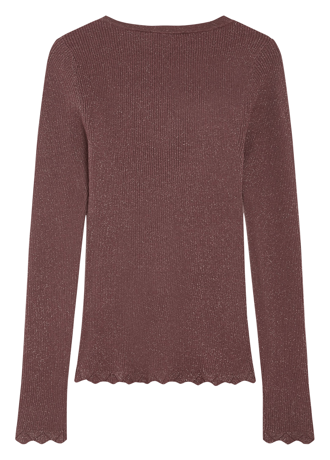Pull moulant côtelé GRACE ET MILA Rose