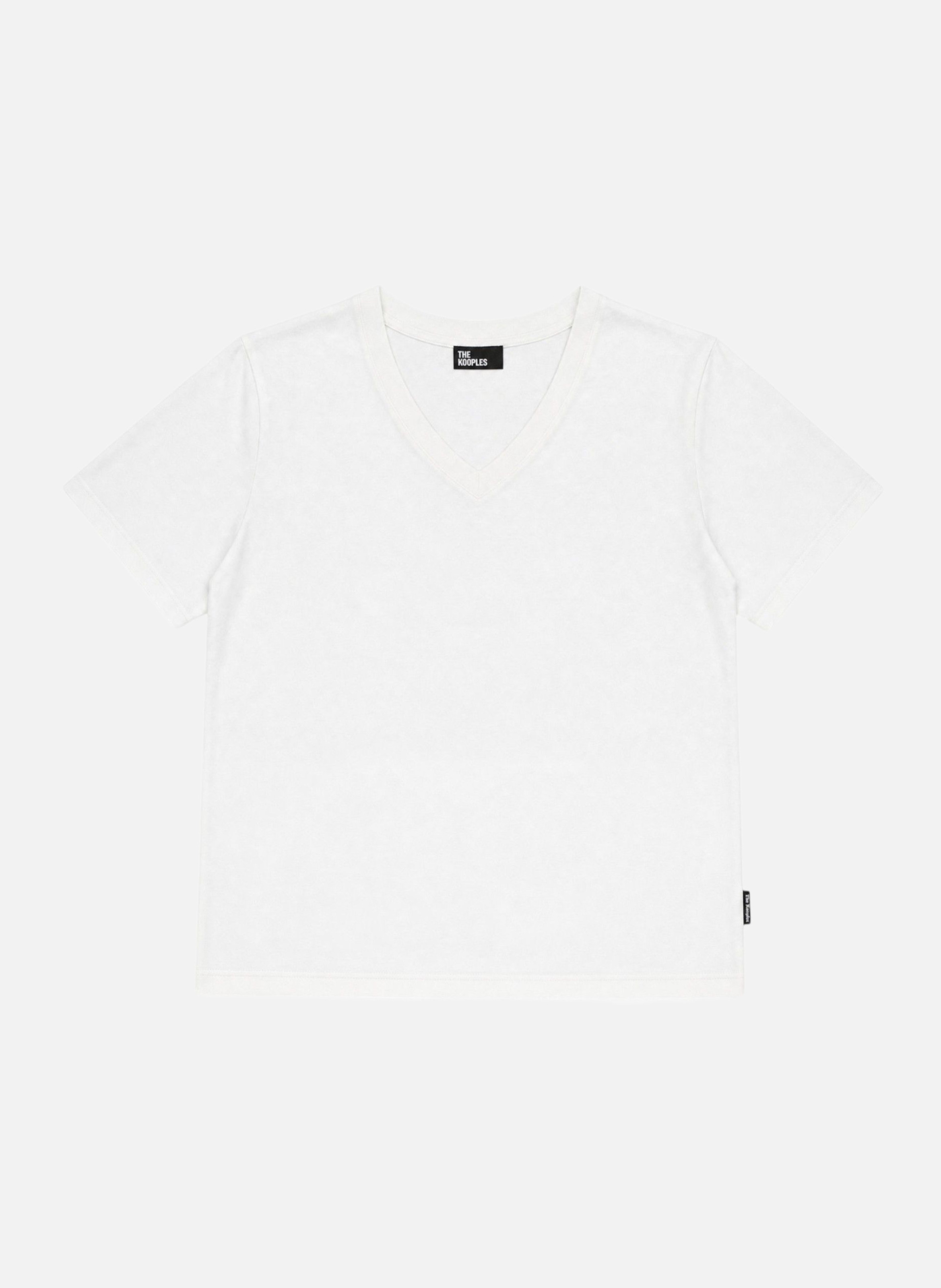 V-neck cotton T-shirt THE KOOPLES
