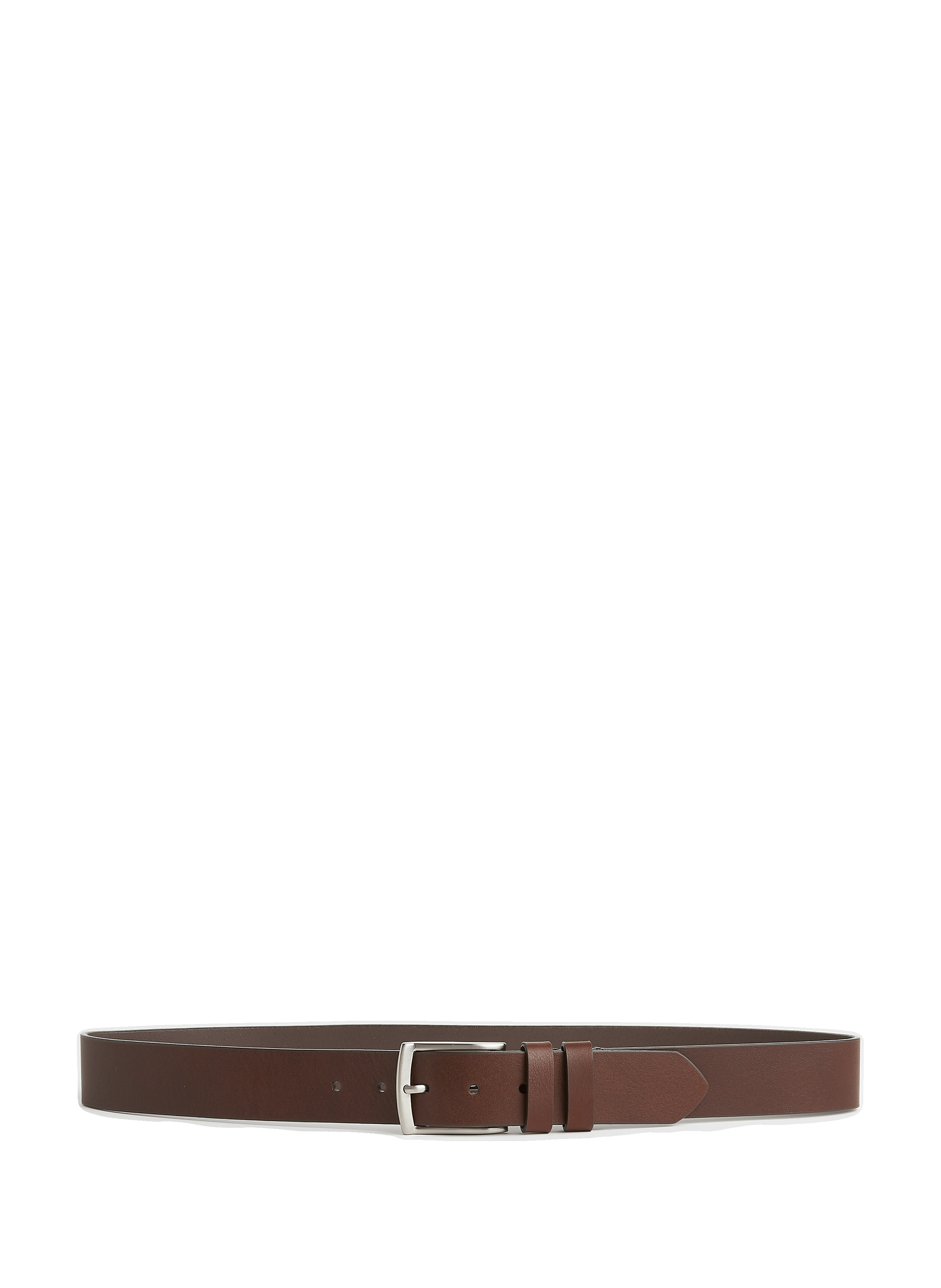 Black leather belt cei ley 11249 40mm AU PRINTEMPS PARIS Brown