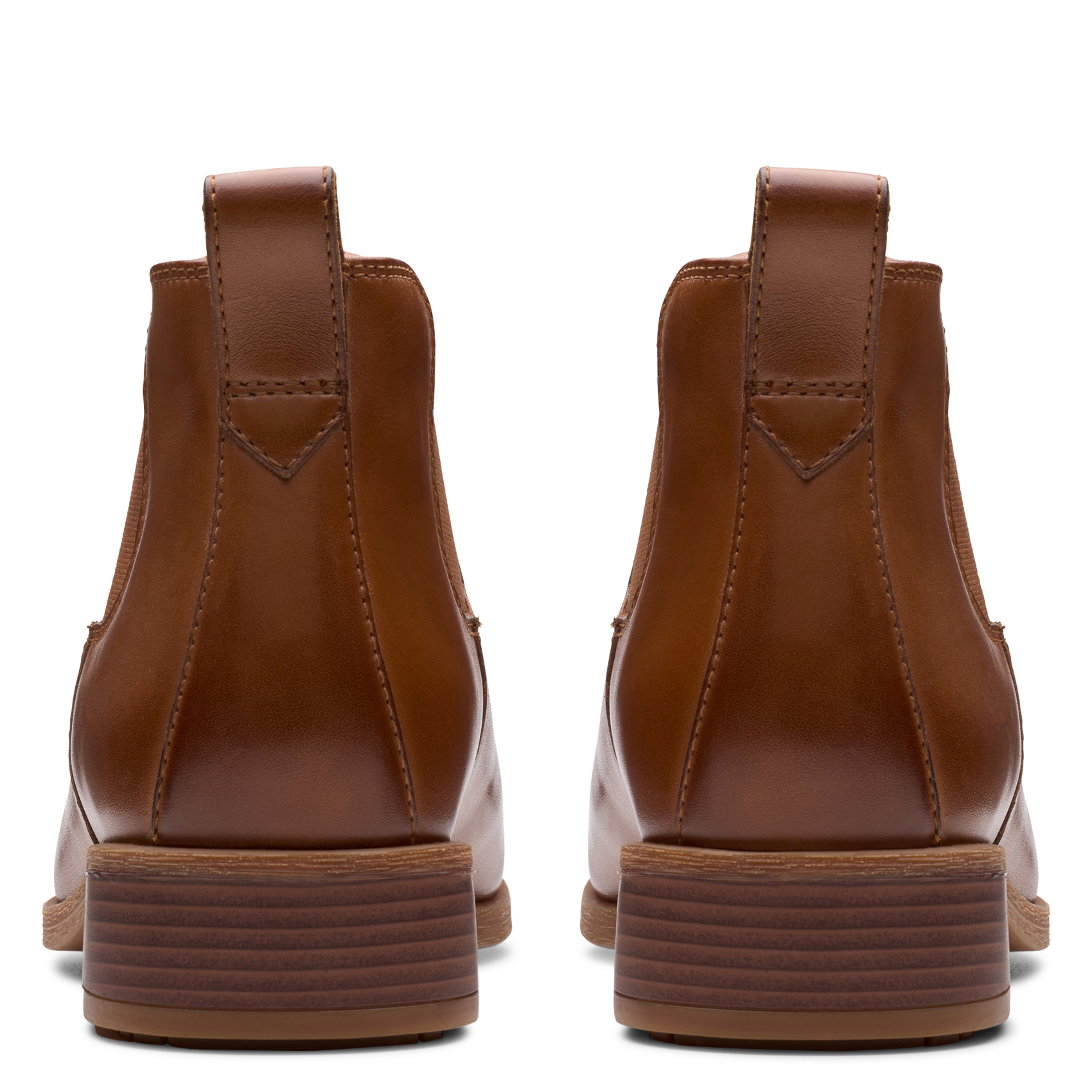 Leren enkellaarzen CLARKS Bruin