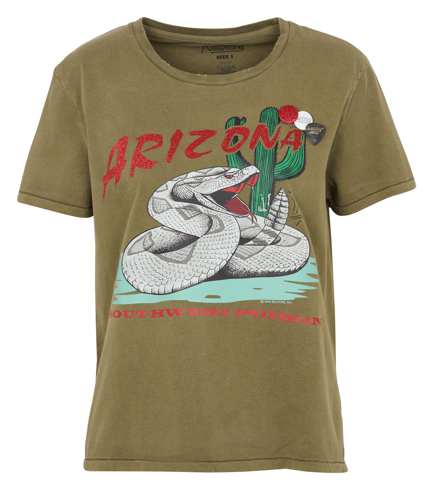 Tee-shirt droit en coton NEWTONE