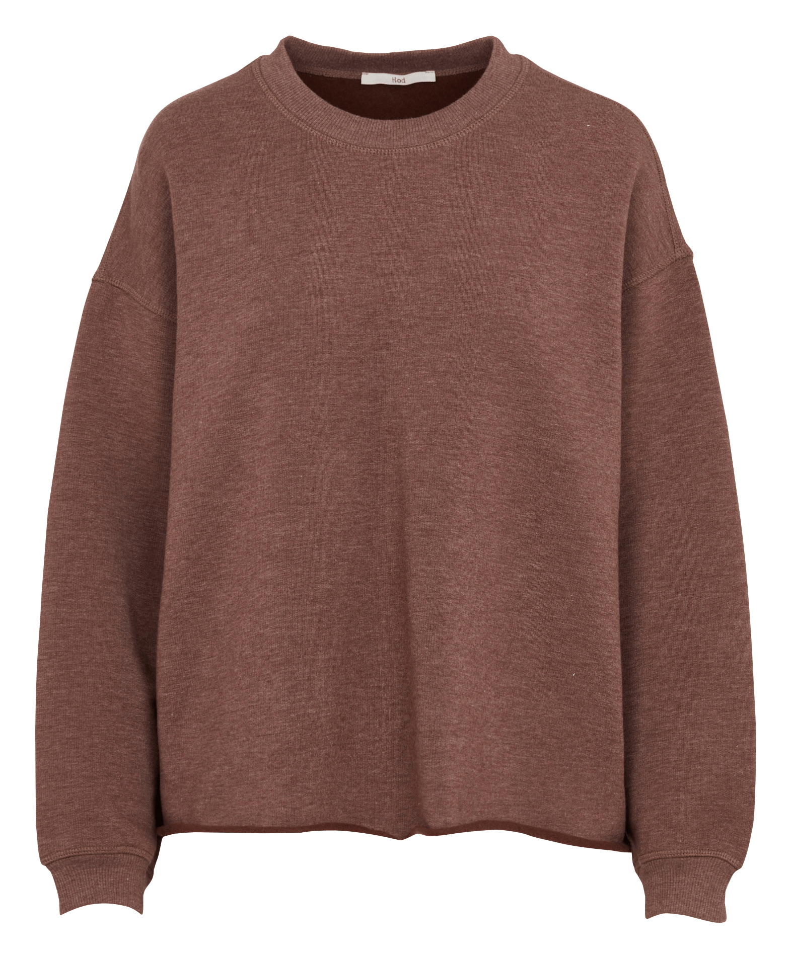 Oversized cotton-blend sweatshirt with round neck HOD PARIS
