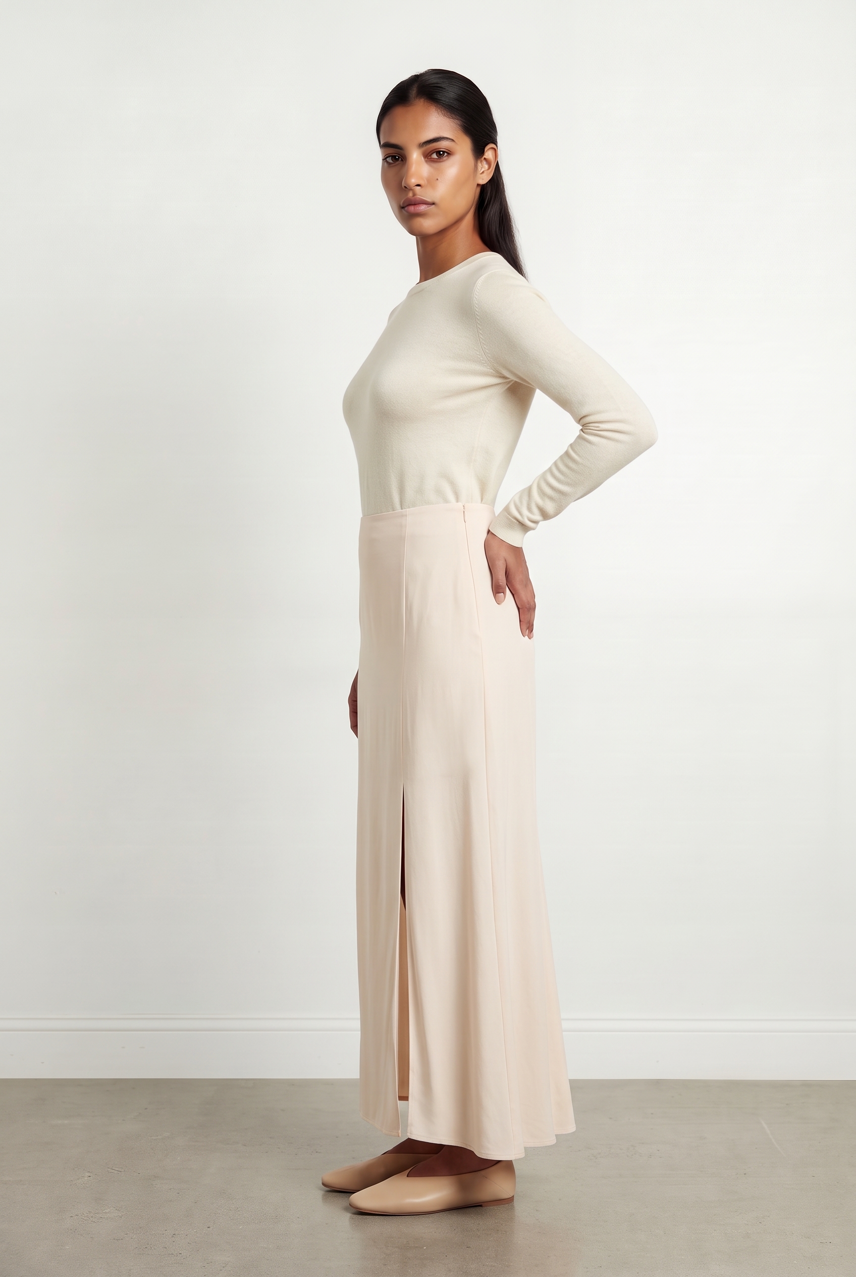 Long skirt IRO - Seconde Main Beige