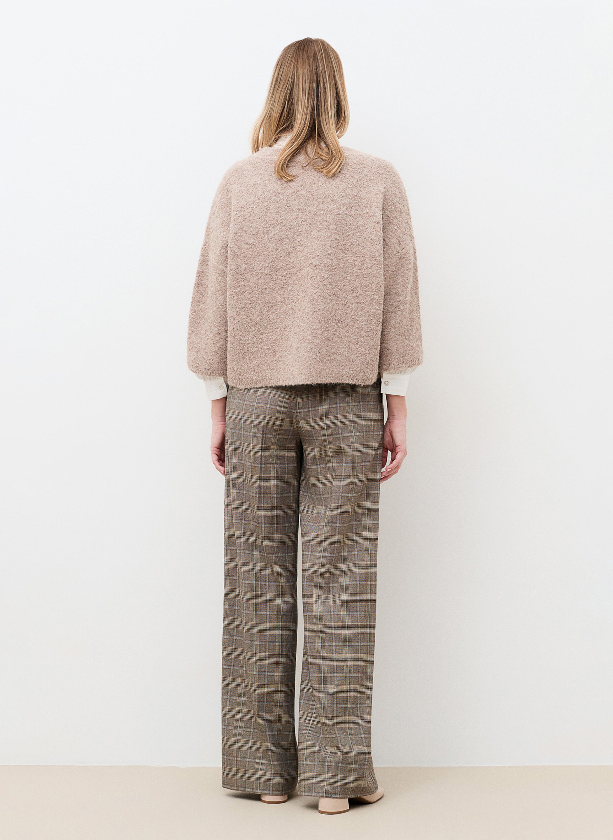 Flauschiger Rundhalspullover | Braun CAROLL Damen