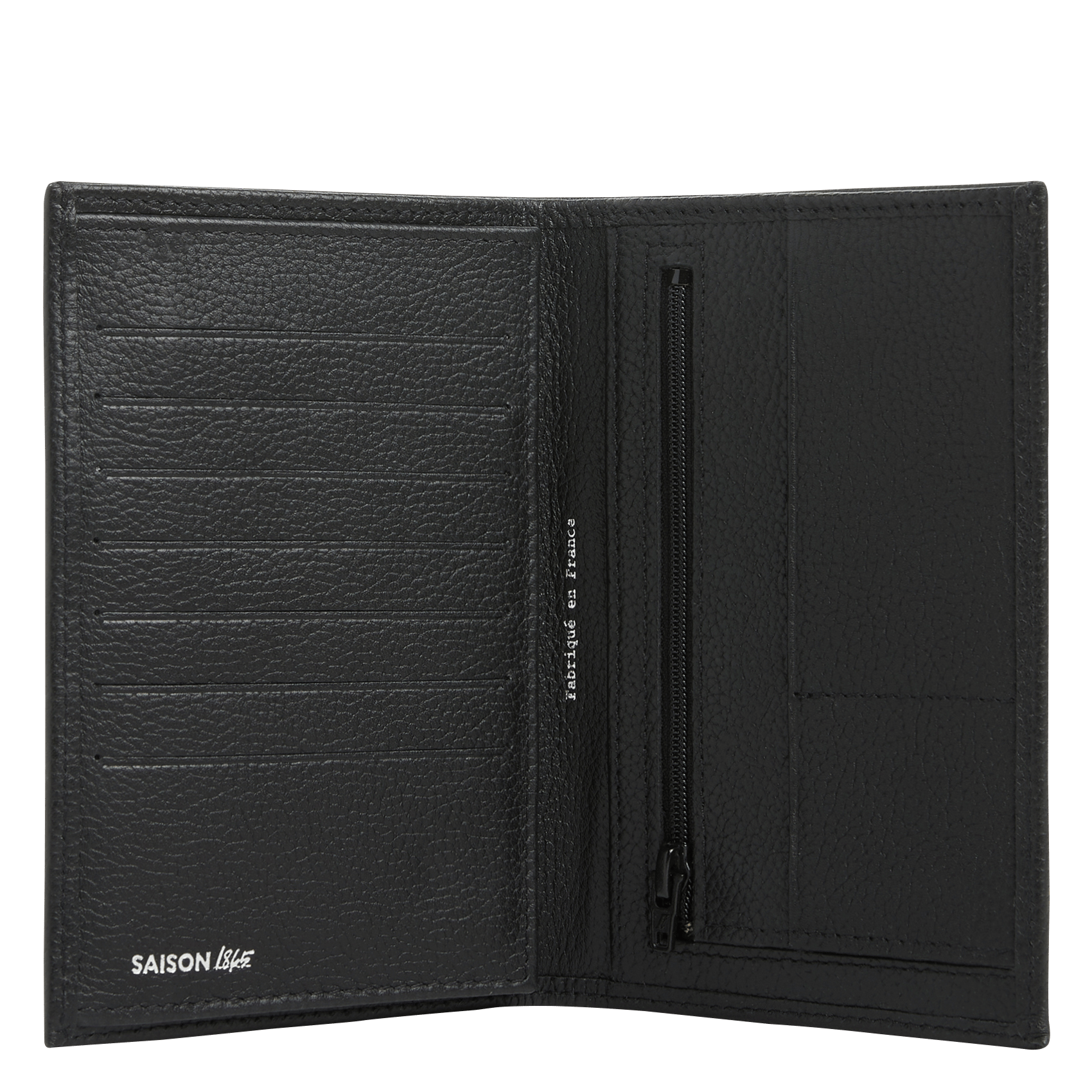 Leather wallet SAISON 1865 Black