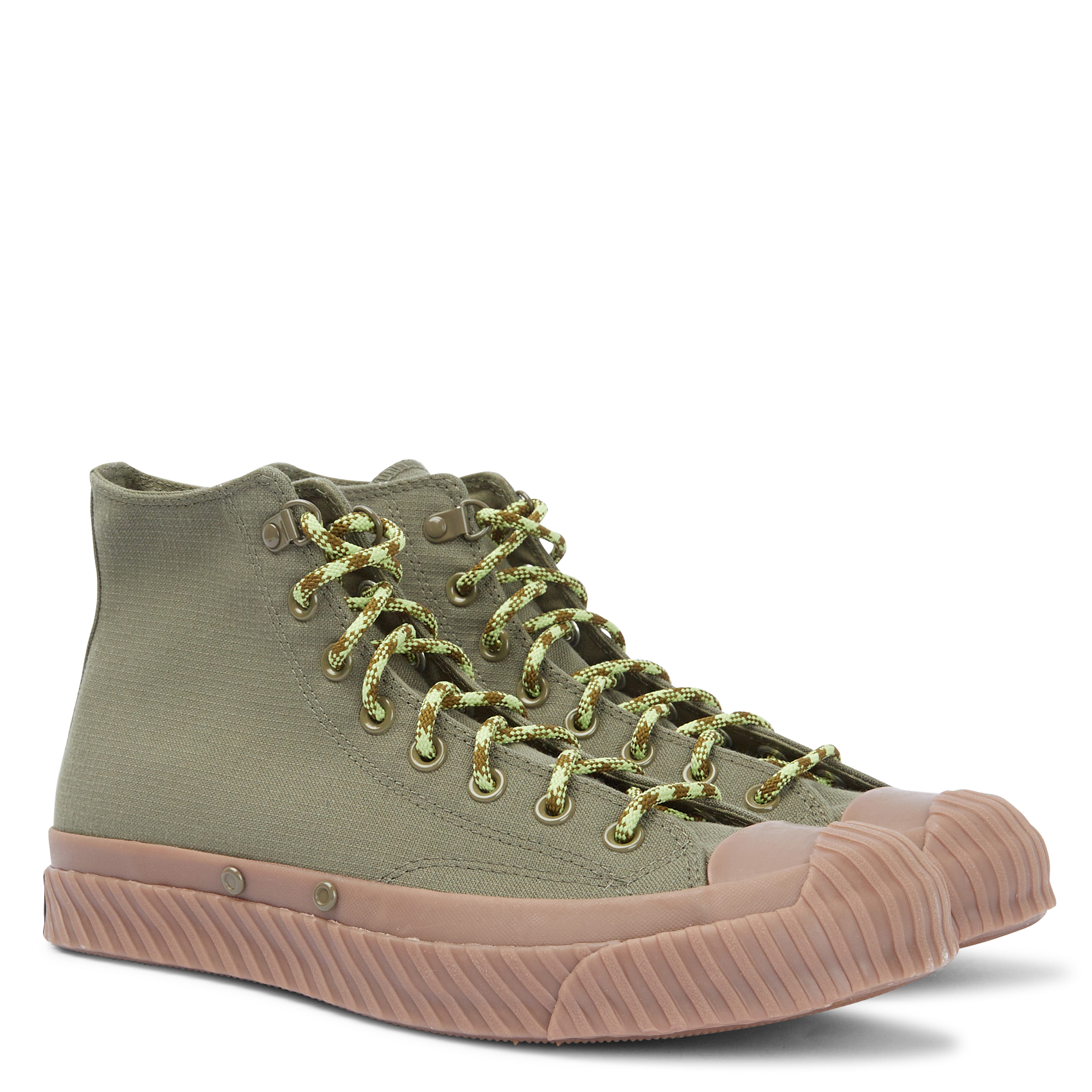 High-top round-toe trainers CONVERSE Green