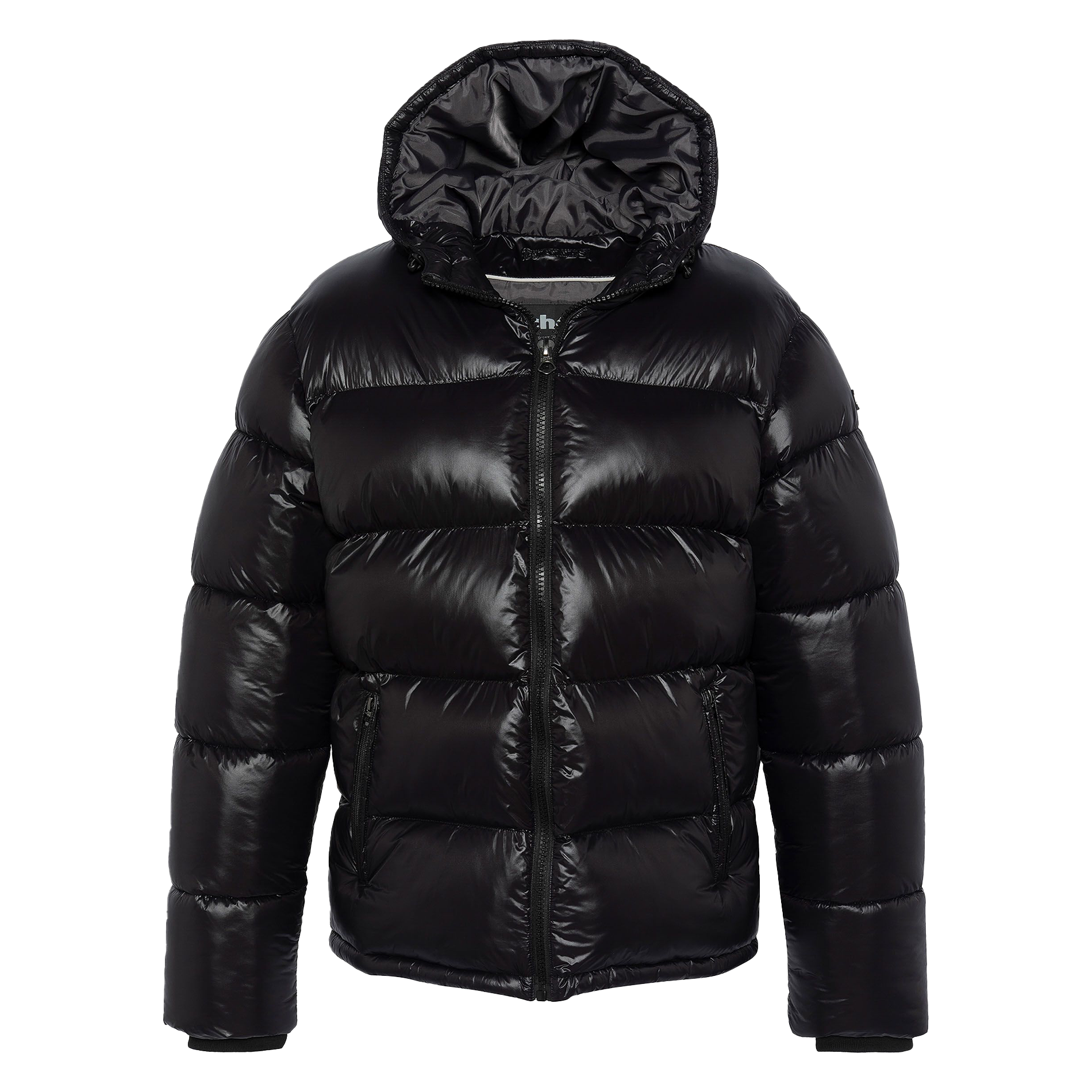 Doudoune à capuche matelassée SCHOTT Noir