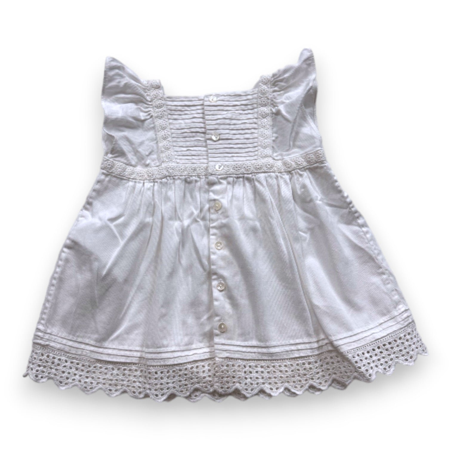 White baby dress - 6 months BONPOINT - Seconde Main White