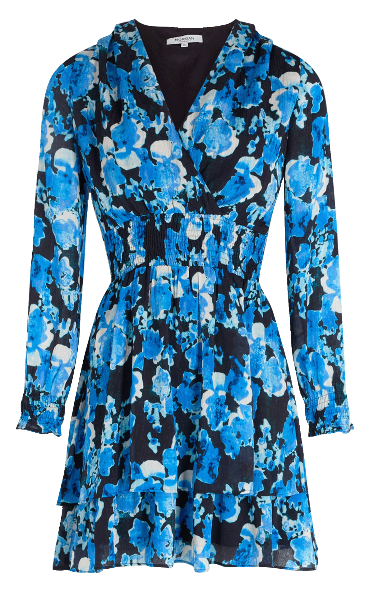 Jurk met print Blauw