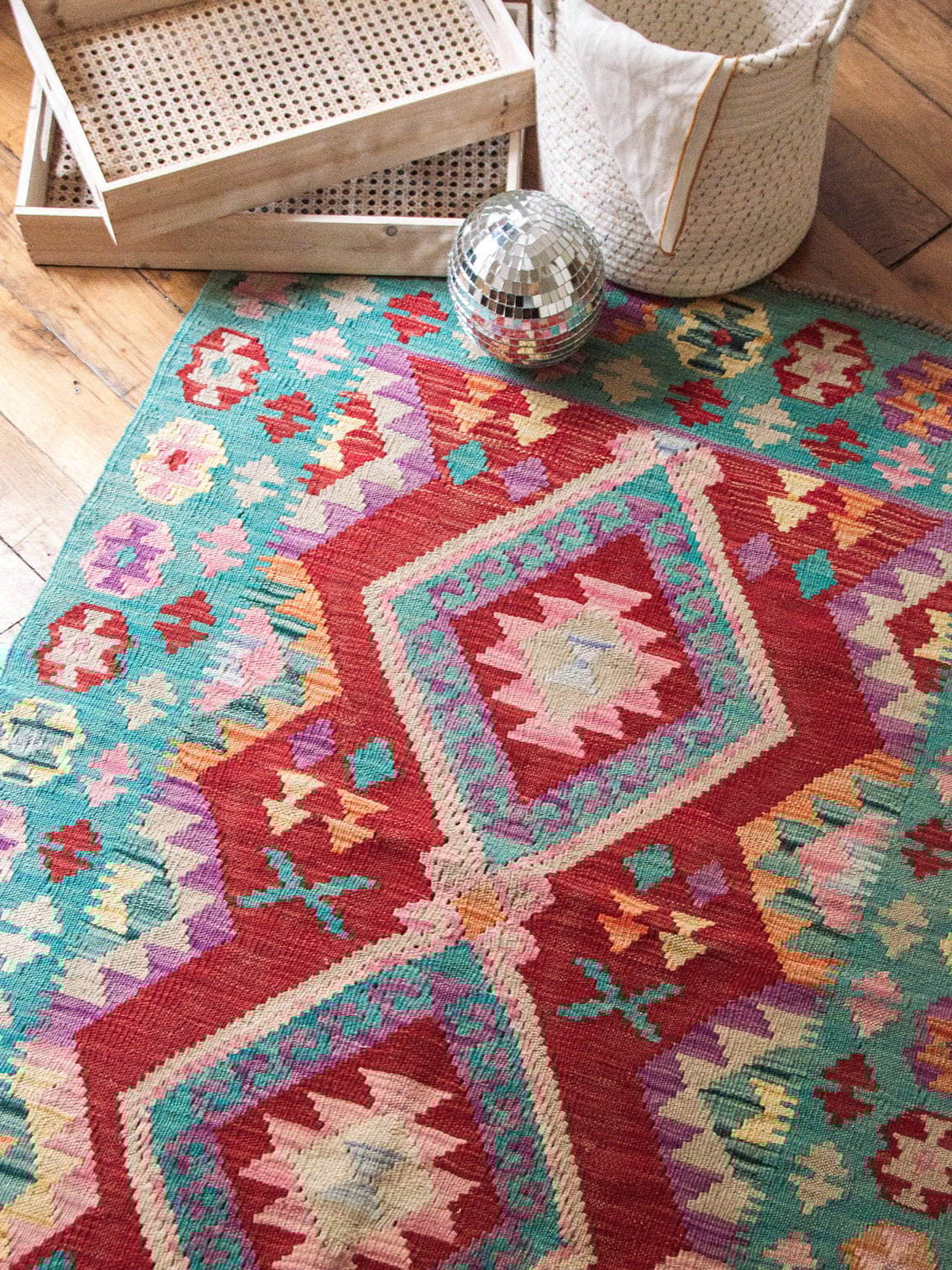 Kilim rug n°301 DEBONGOUT Multicolored