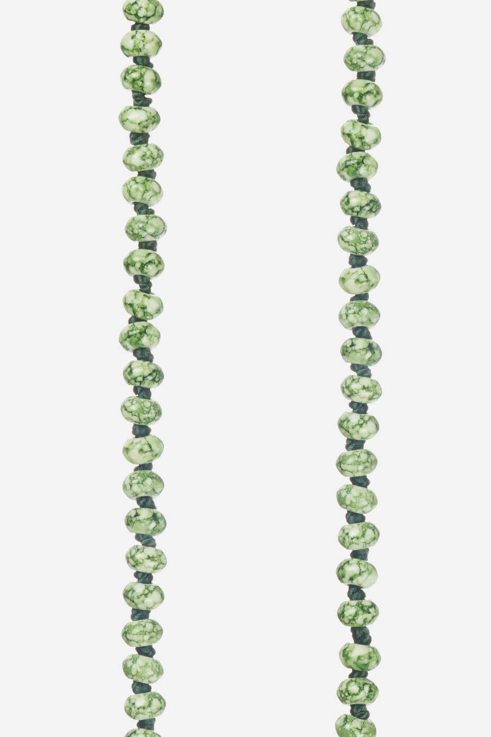 Beaded phone chain LA COQUE FRANCAISE Green