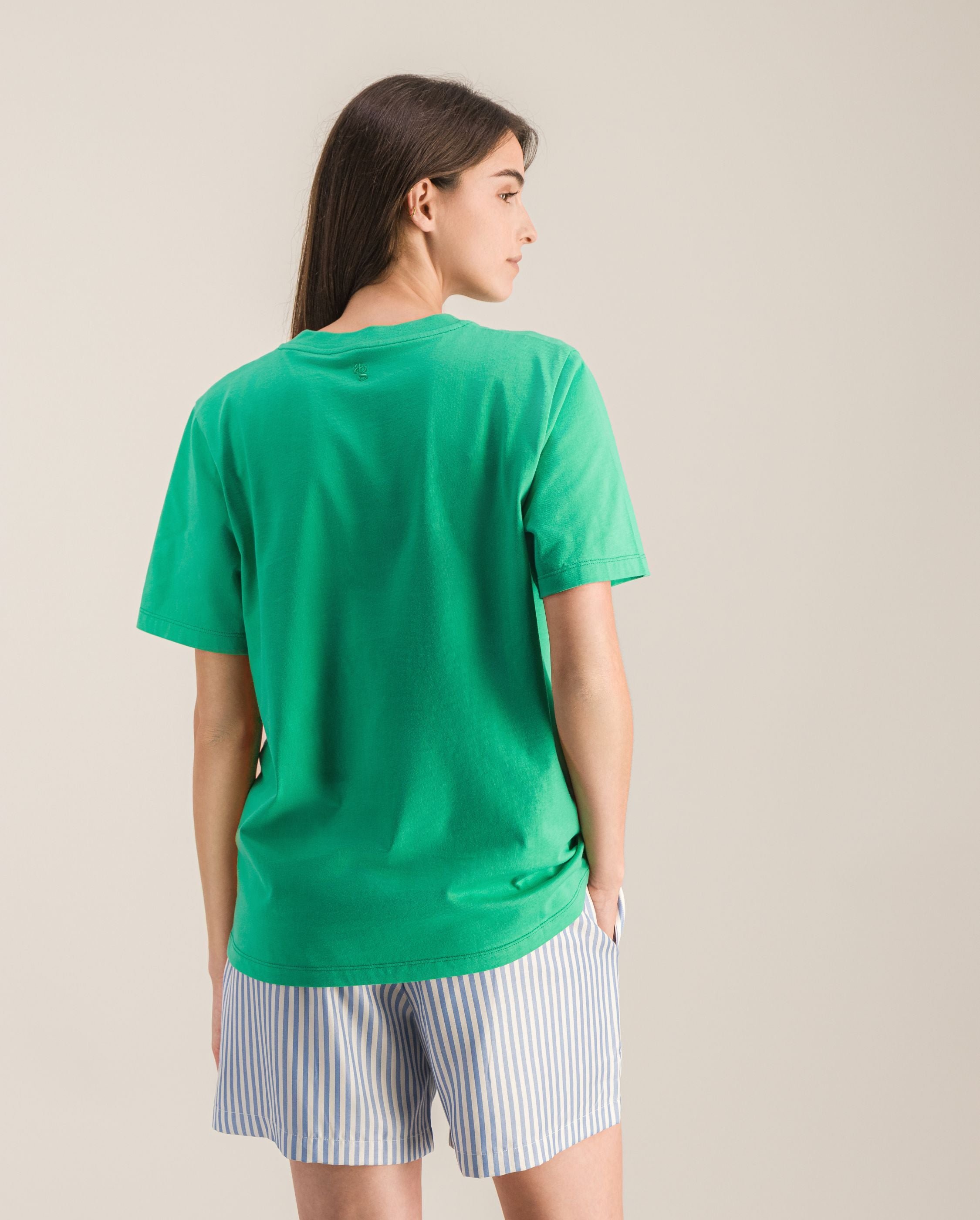 Women's organic cotton t-shirt, green ANGARDE Green