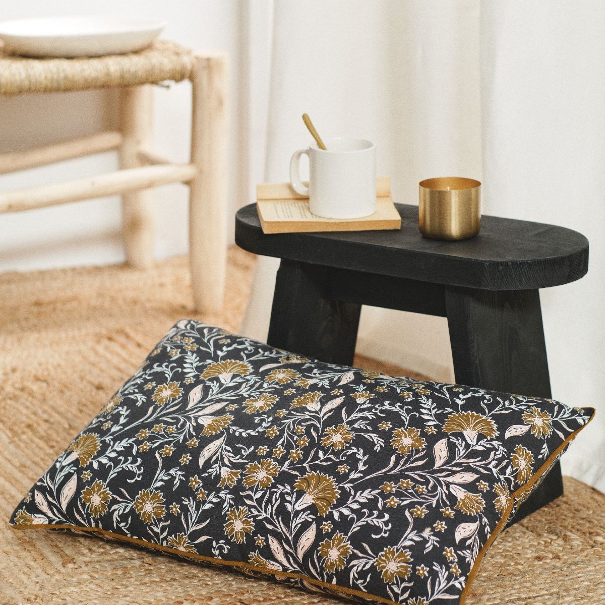 Cotton decorative cushion TODAY LINGE DE MAISON Brown