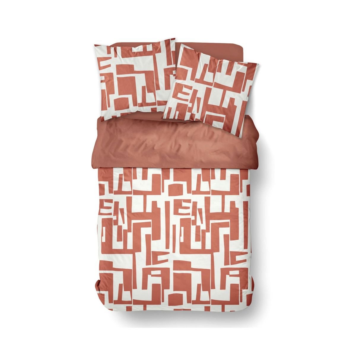 Parure de lit en coton TODAY LINGE DE MAISON Rouge