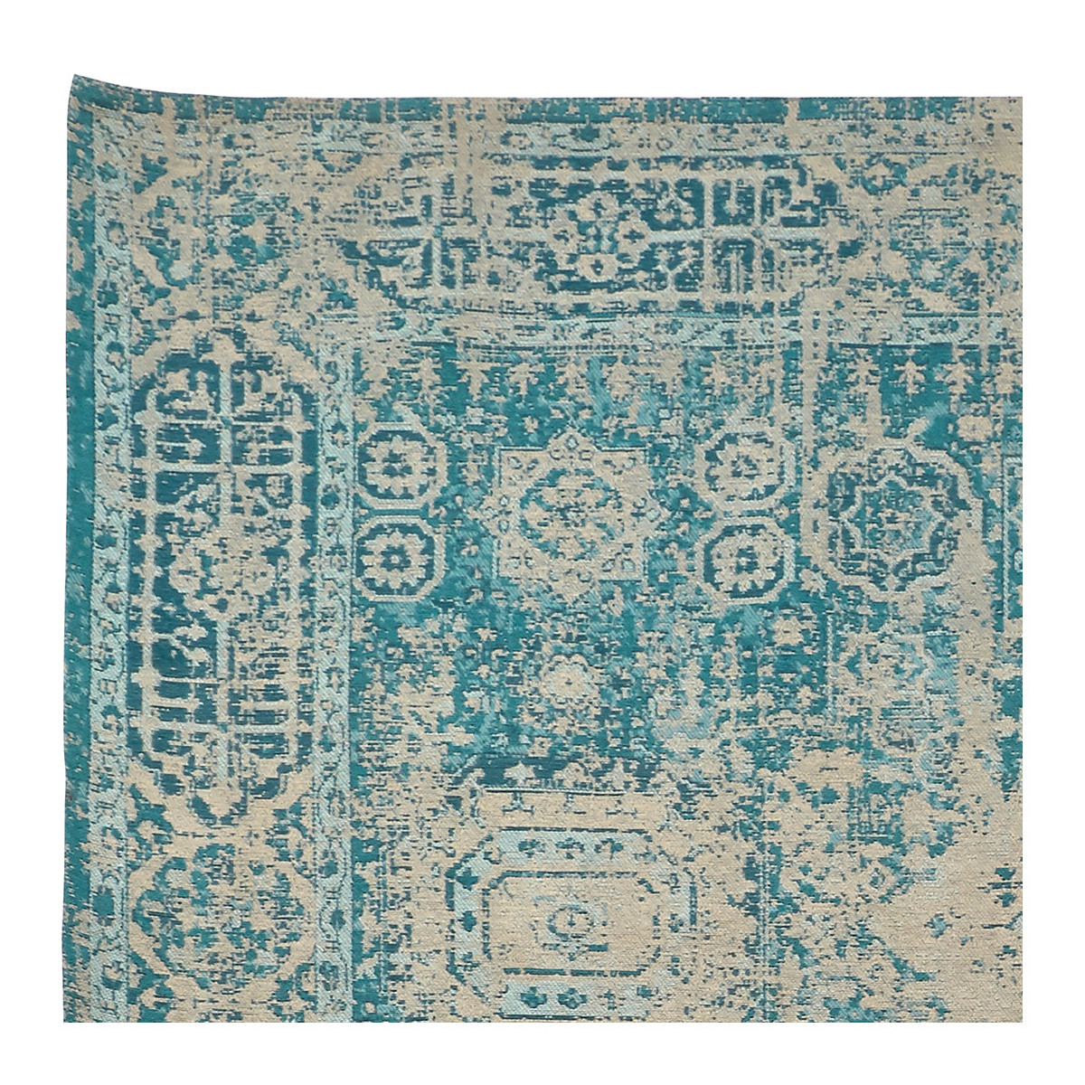 Cotton rug BLANC D'IVOIRE Blue
