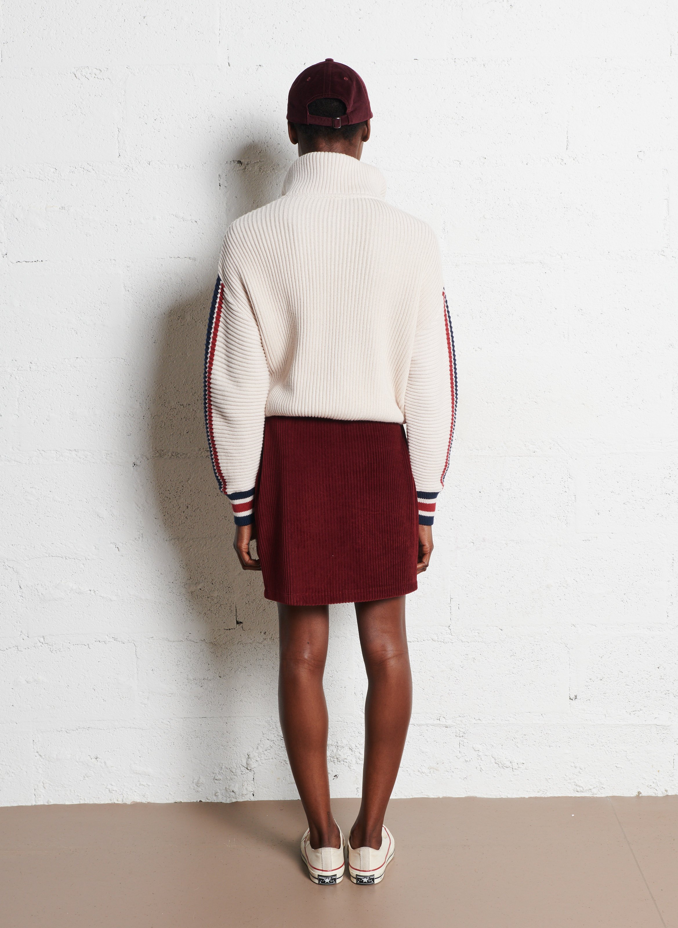 Pantaloni diritti in cotone I CODE Bianco