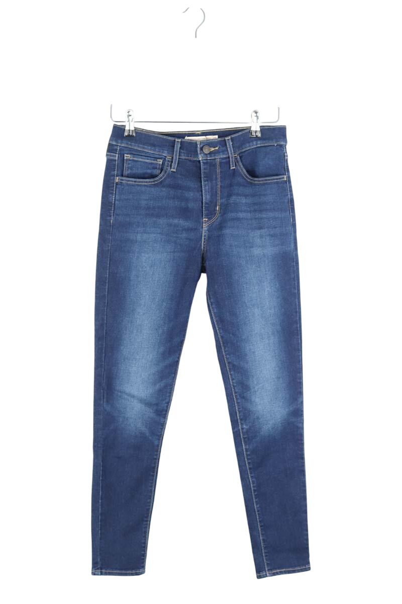 Cotton skinny jeans LEVI'S - Seconde main Blue