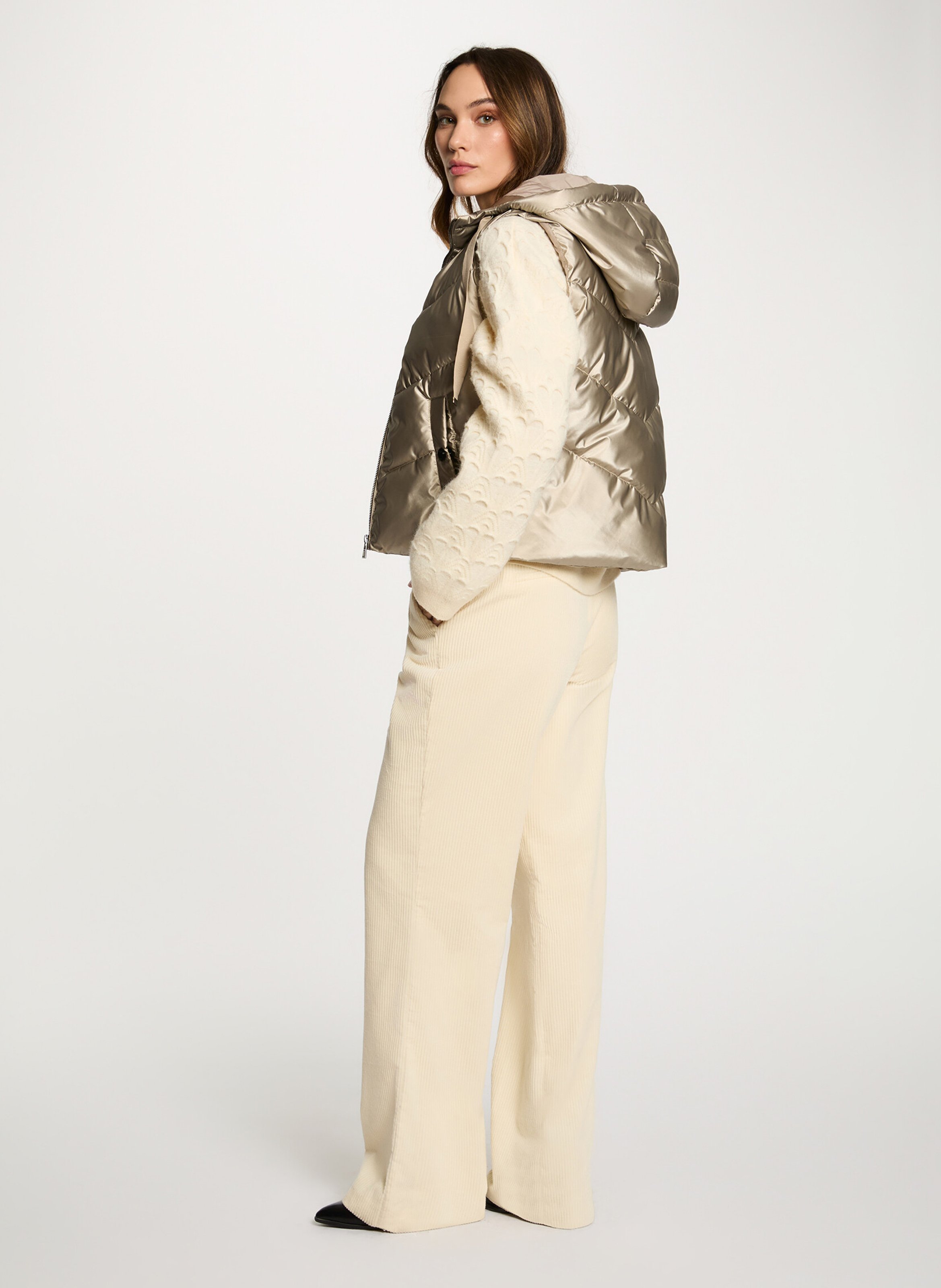 Padded gilet MORGAN Golden