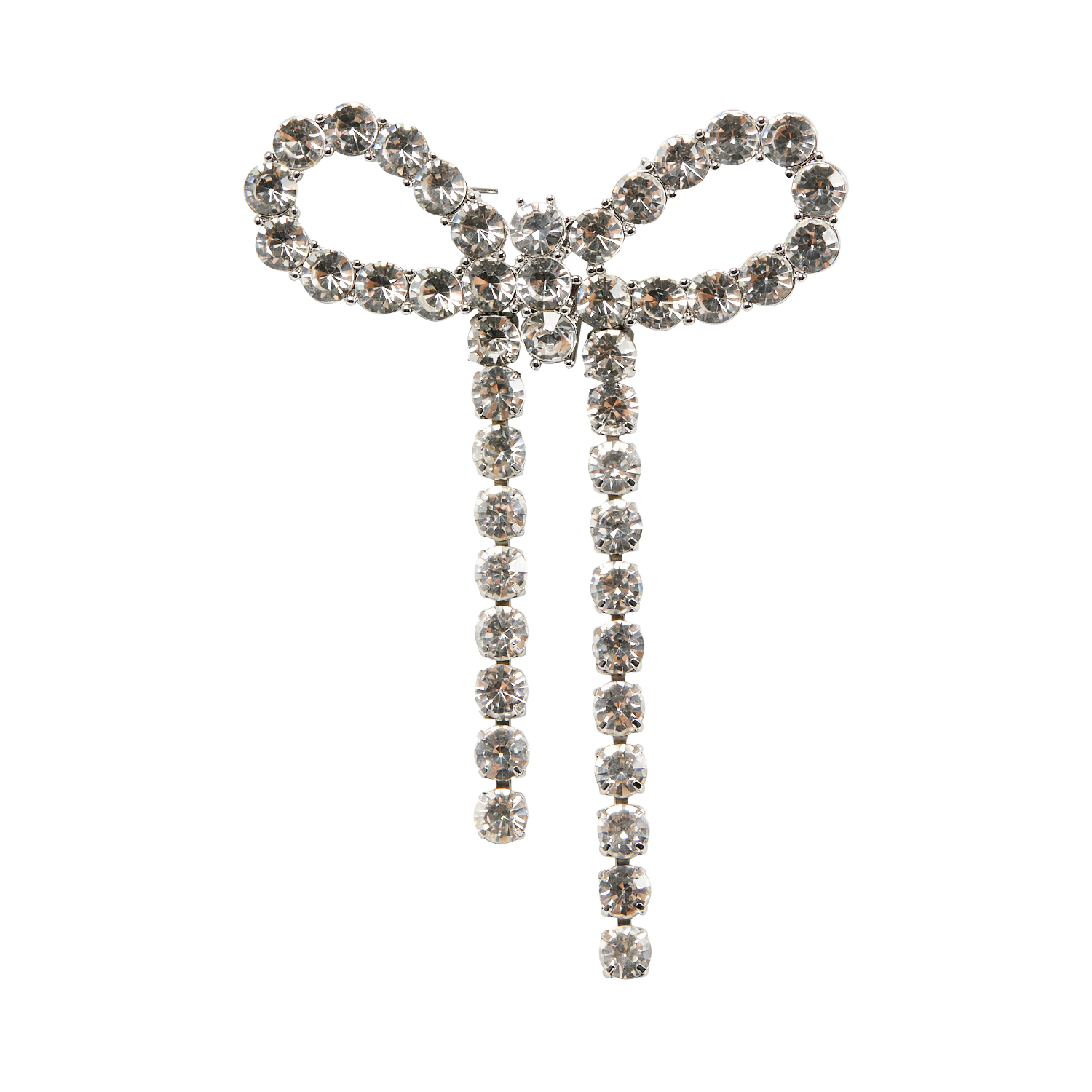 Broche nœud à strass DES PETITS HAUTS Doré