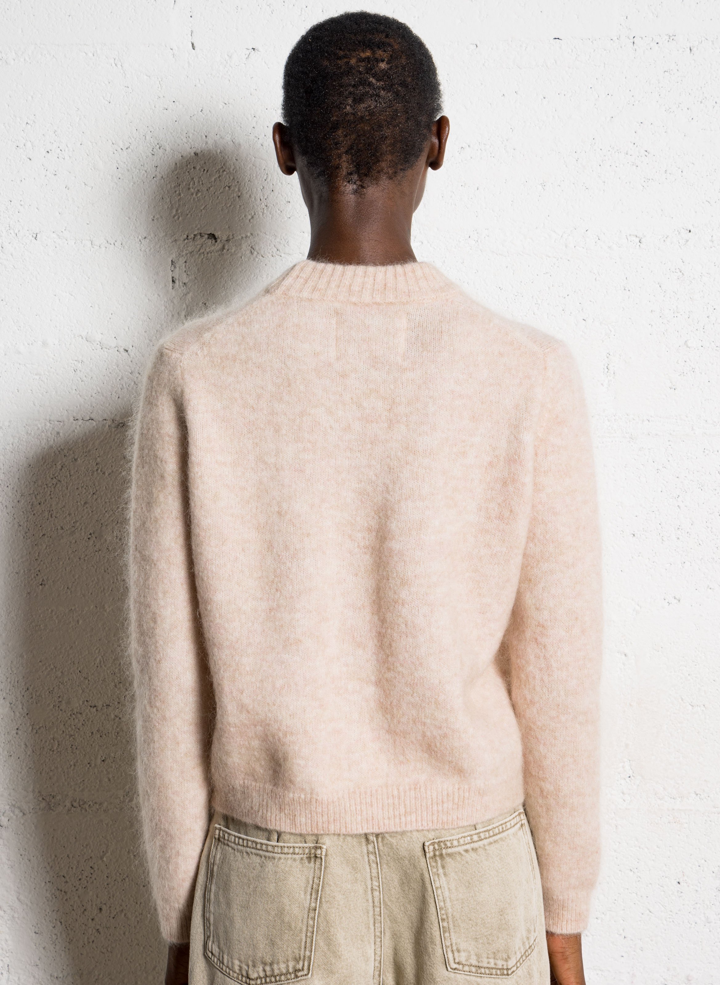 Oversized trui | wolblend BELLEROSE Beige