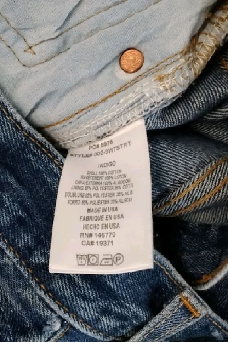 - Straight-leg jeans
- 5 pockets
- Straight cut
- Faded effect LEVI'S - Seconde main Blue