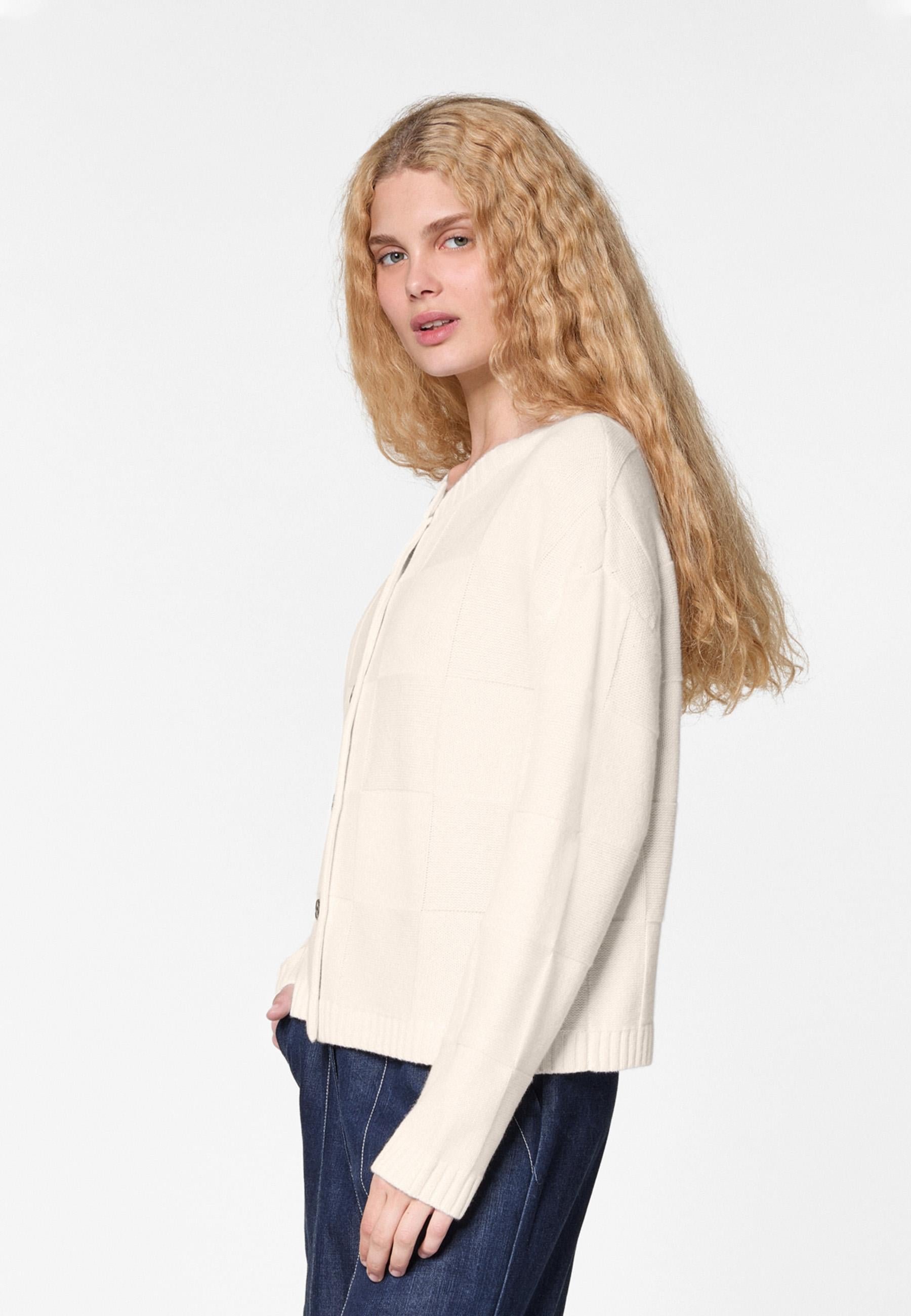 Fancy wool vest RODIER White