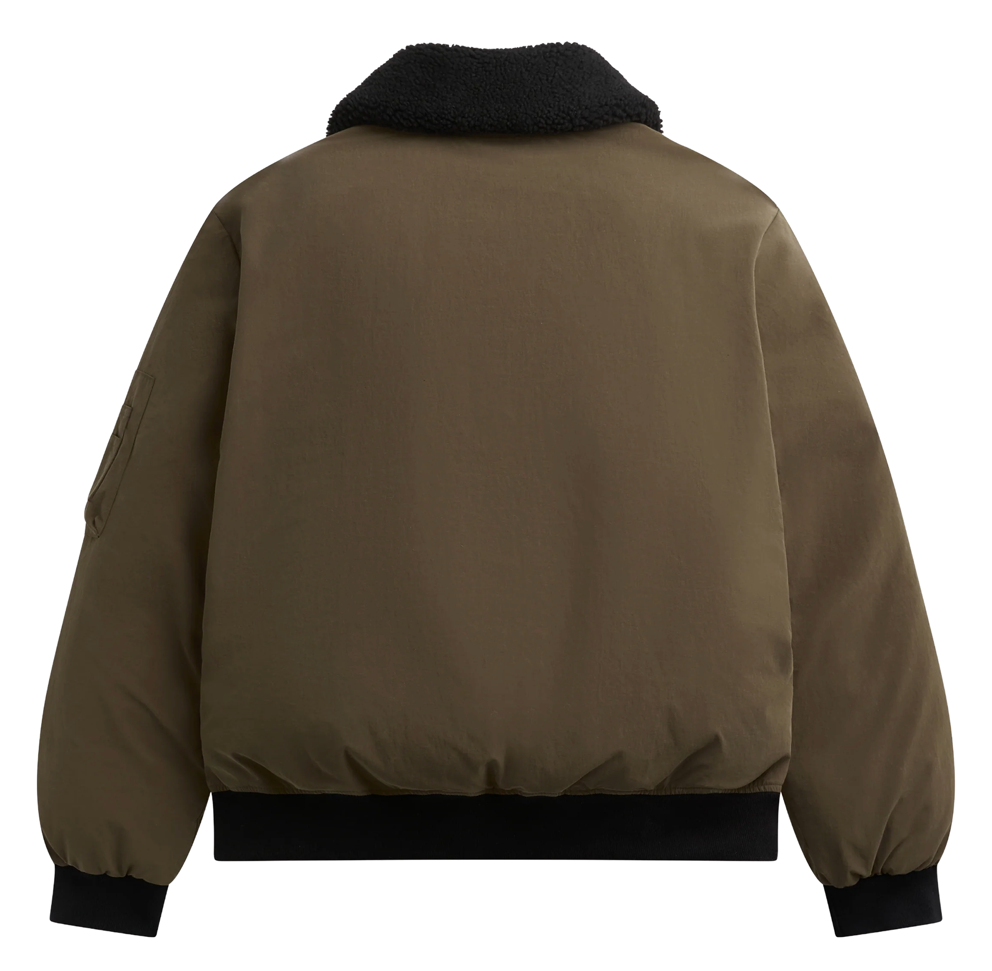 Blouson zippé uni à col sherpa CHEVIGNON Kaki