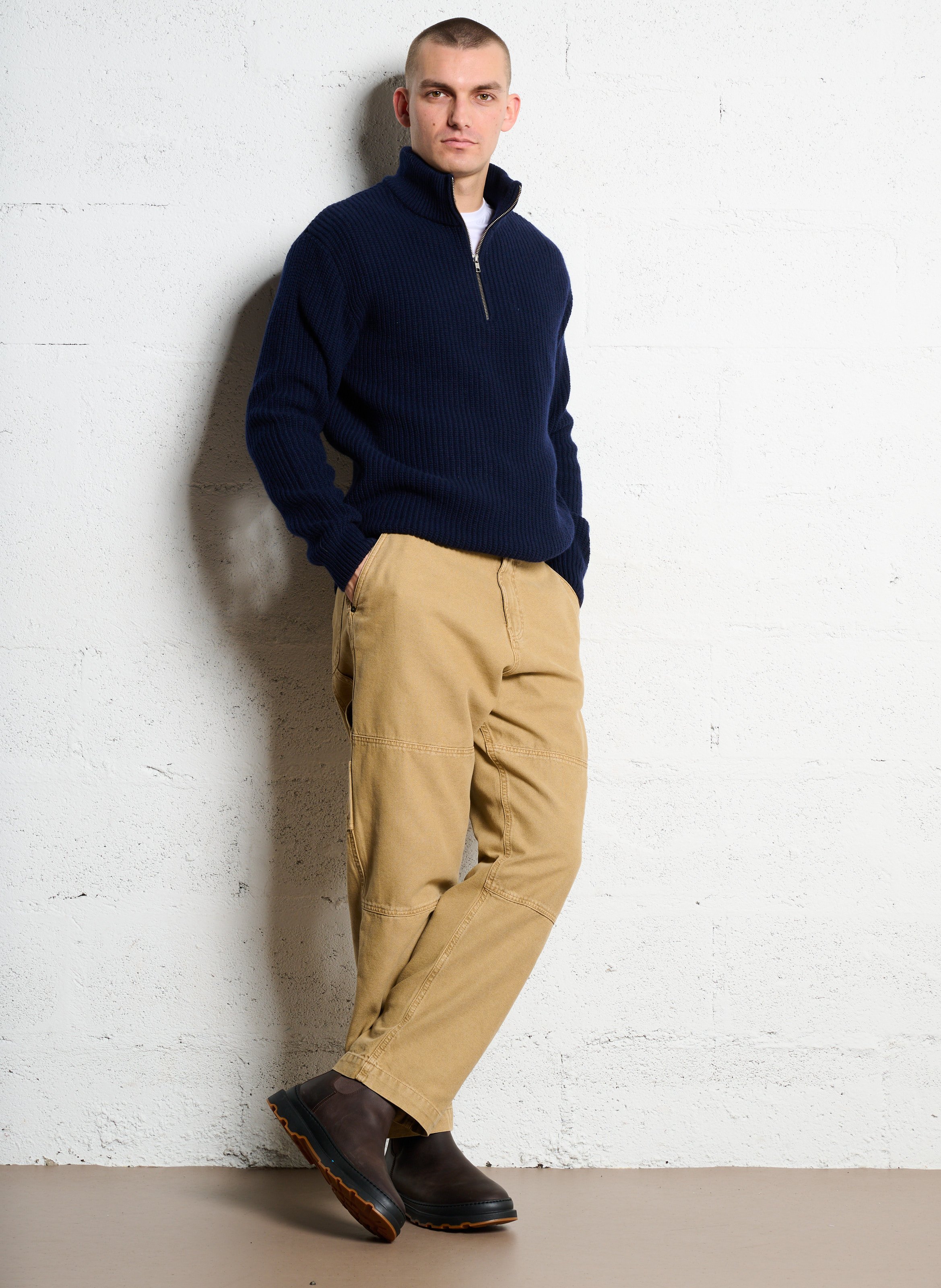 Troyer aus Wolle COLORFUL STANDARD Blau