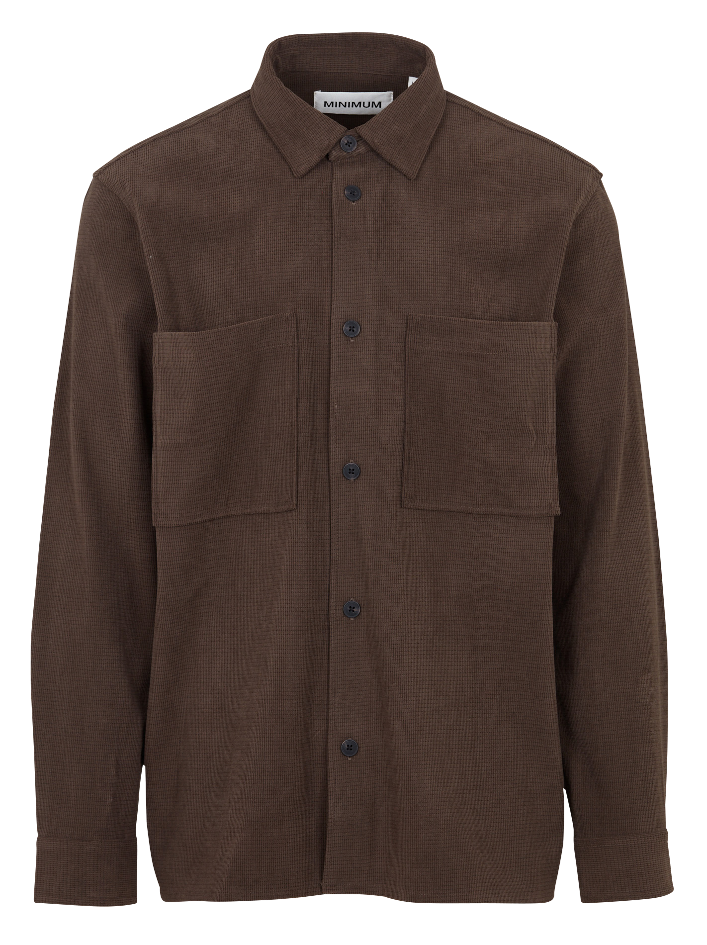 Surchemise col classique  MINIMUM Marron