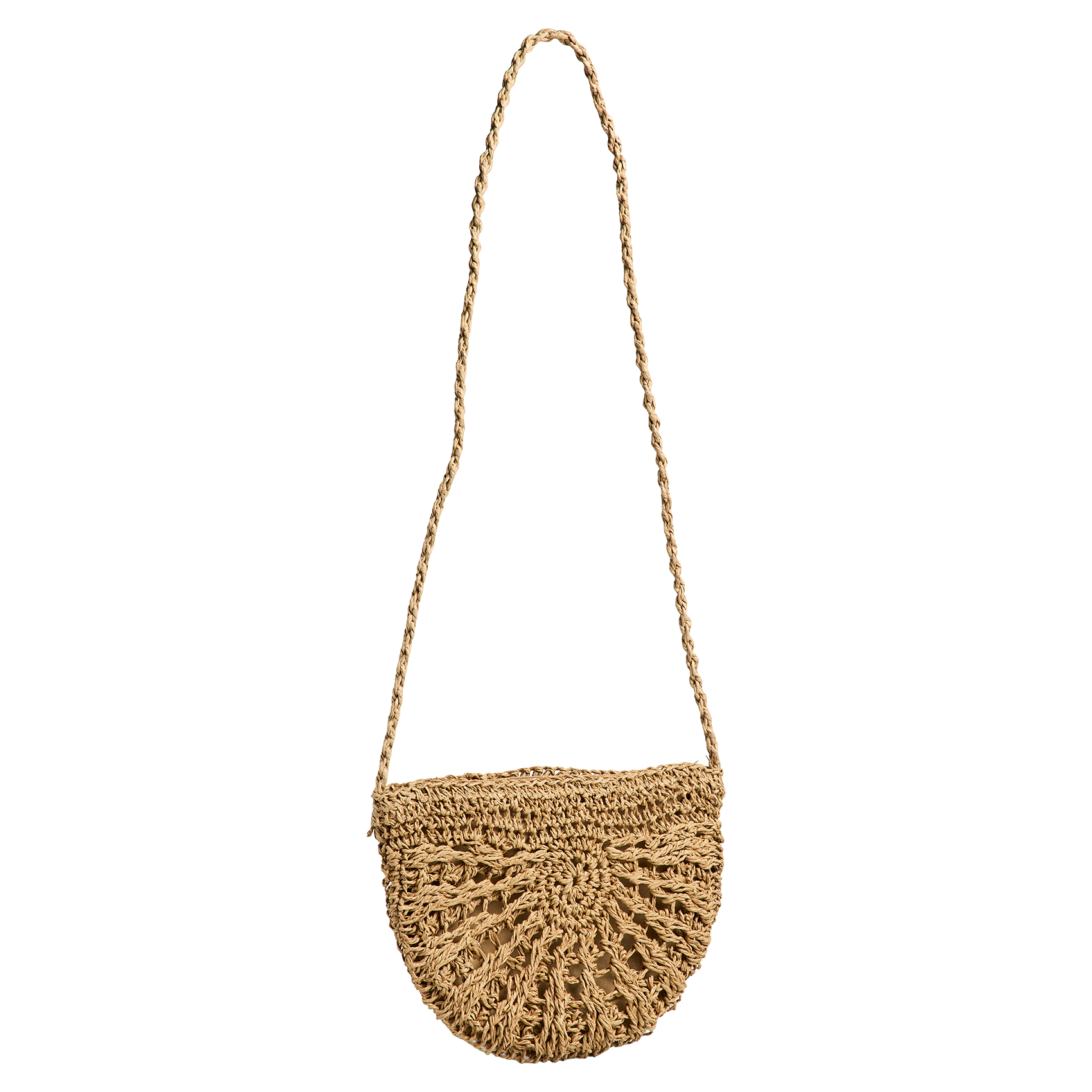 Rieten schoudertas PIECES