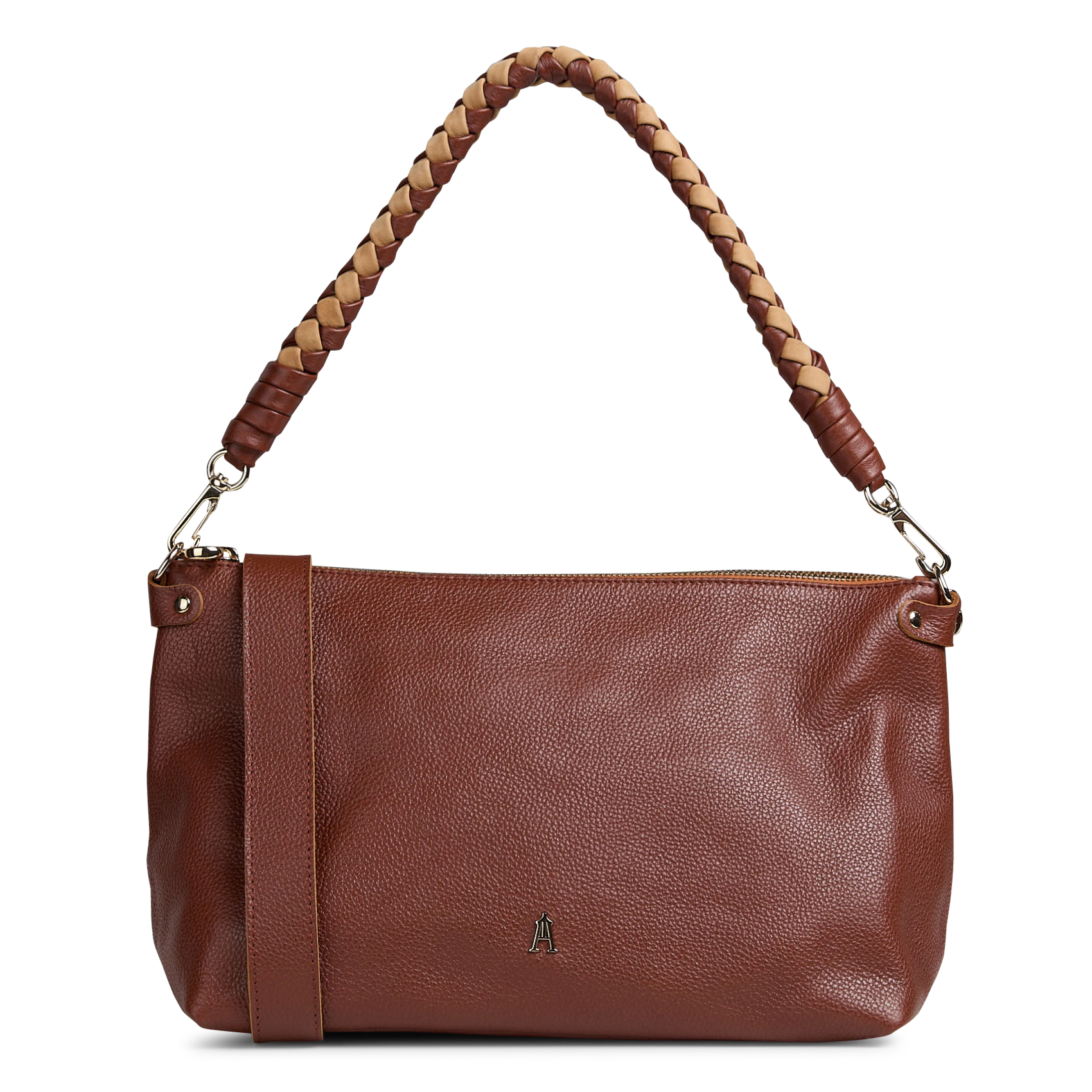 Effen, leren handtas CRAIE STUDIO