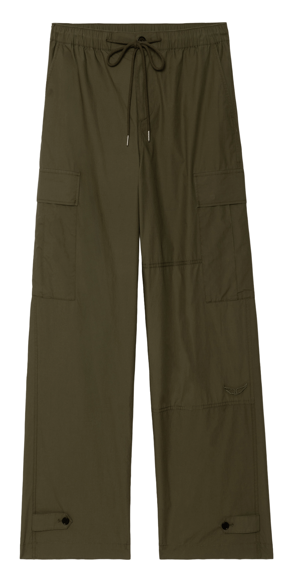 Katoenen straight fit pantalon ZADIG&VOLTAIRE Kaki