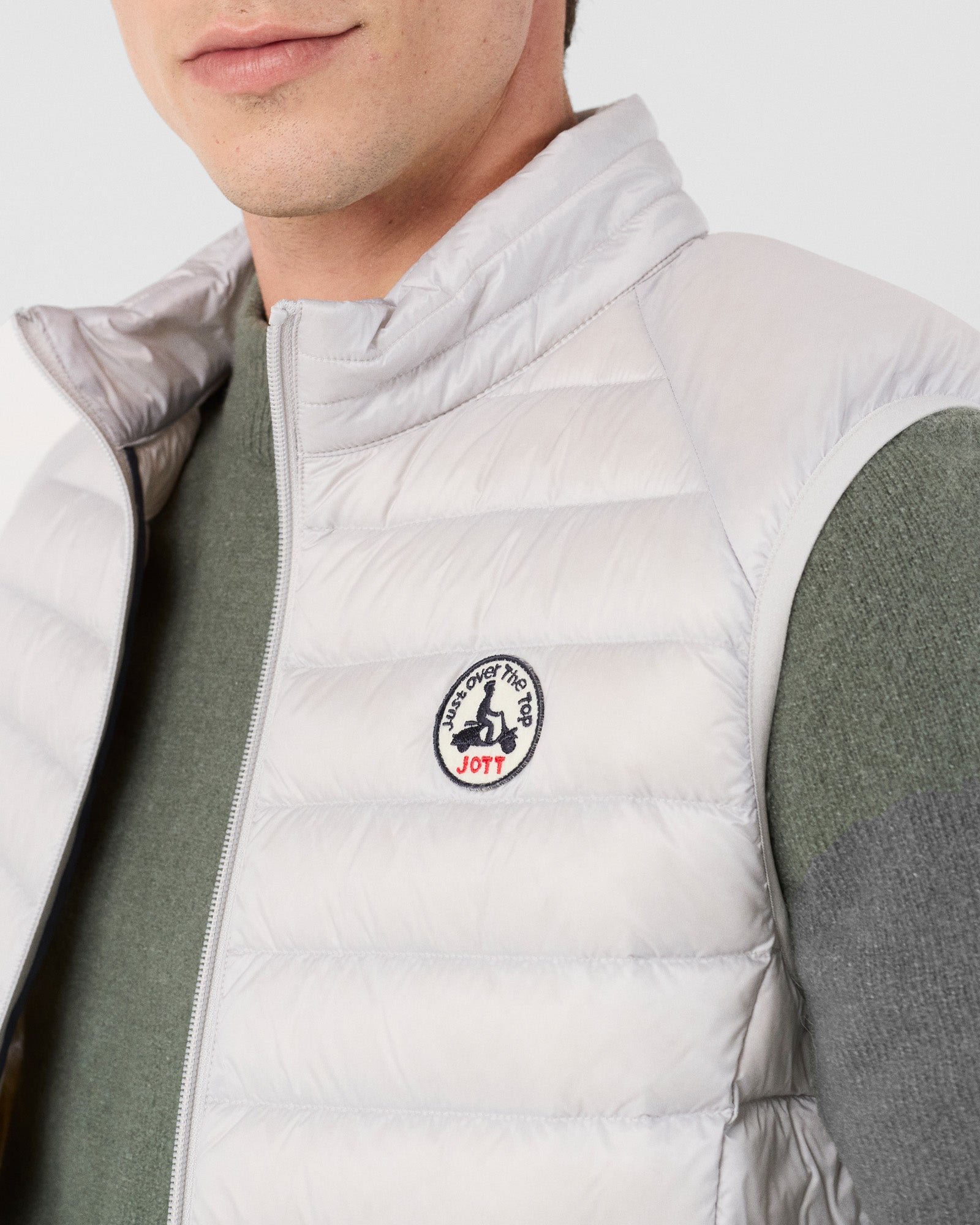 Sleeveless puffer jacket Tom JOTT Grey