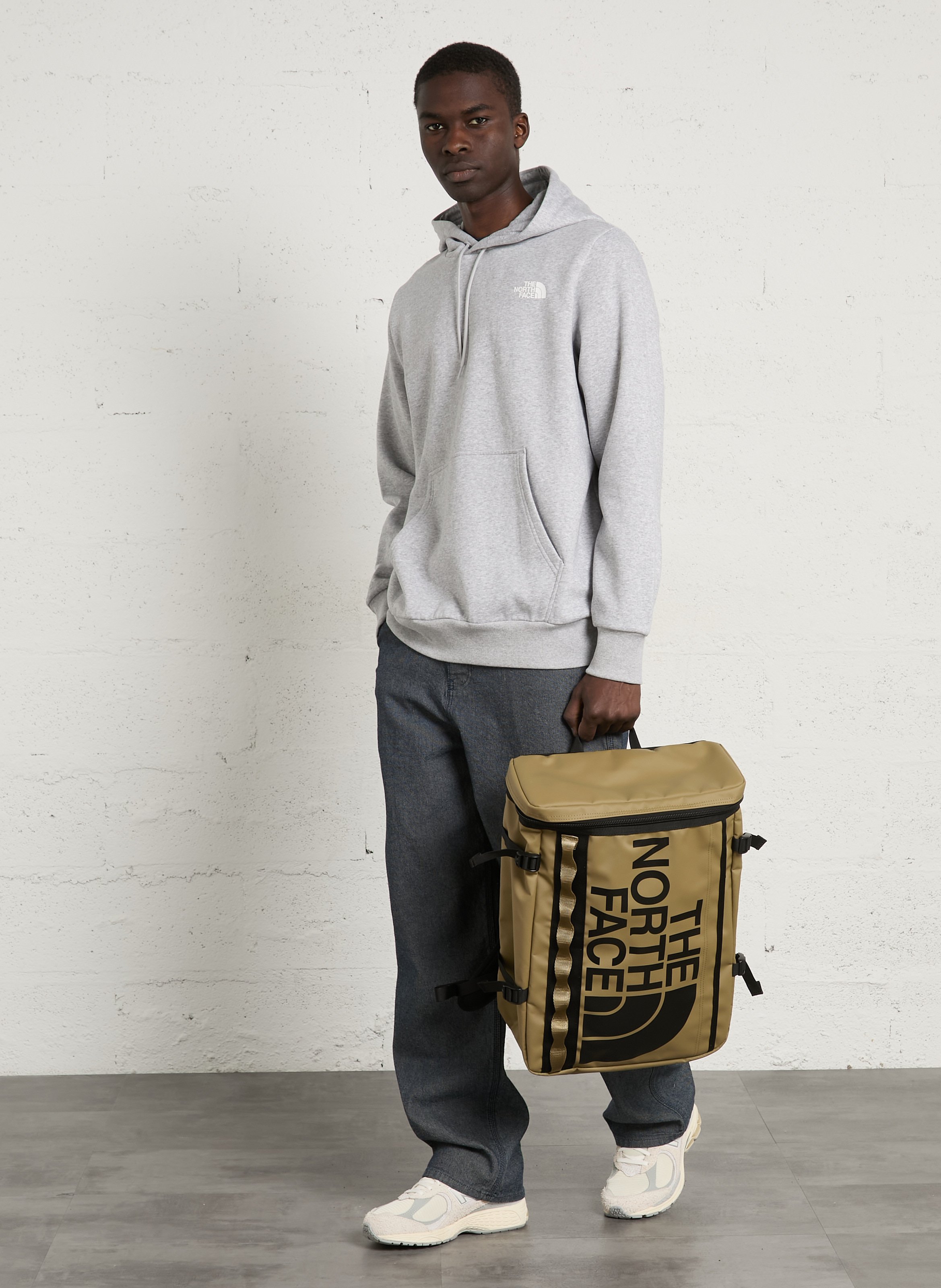 Rugzak met ritssluiting en logo THE NORTH FACE Bruin