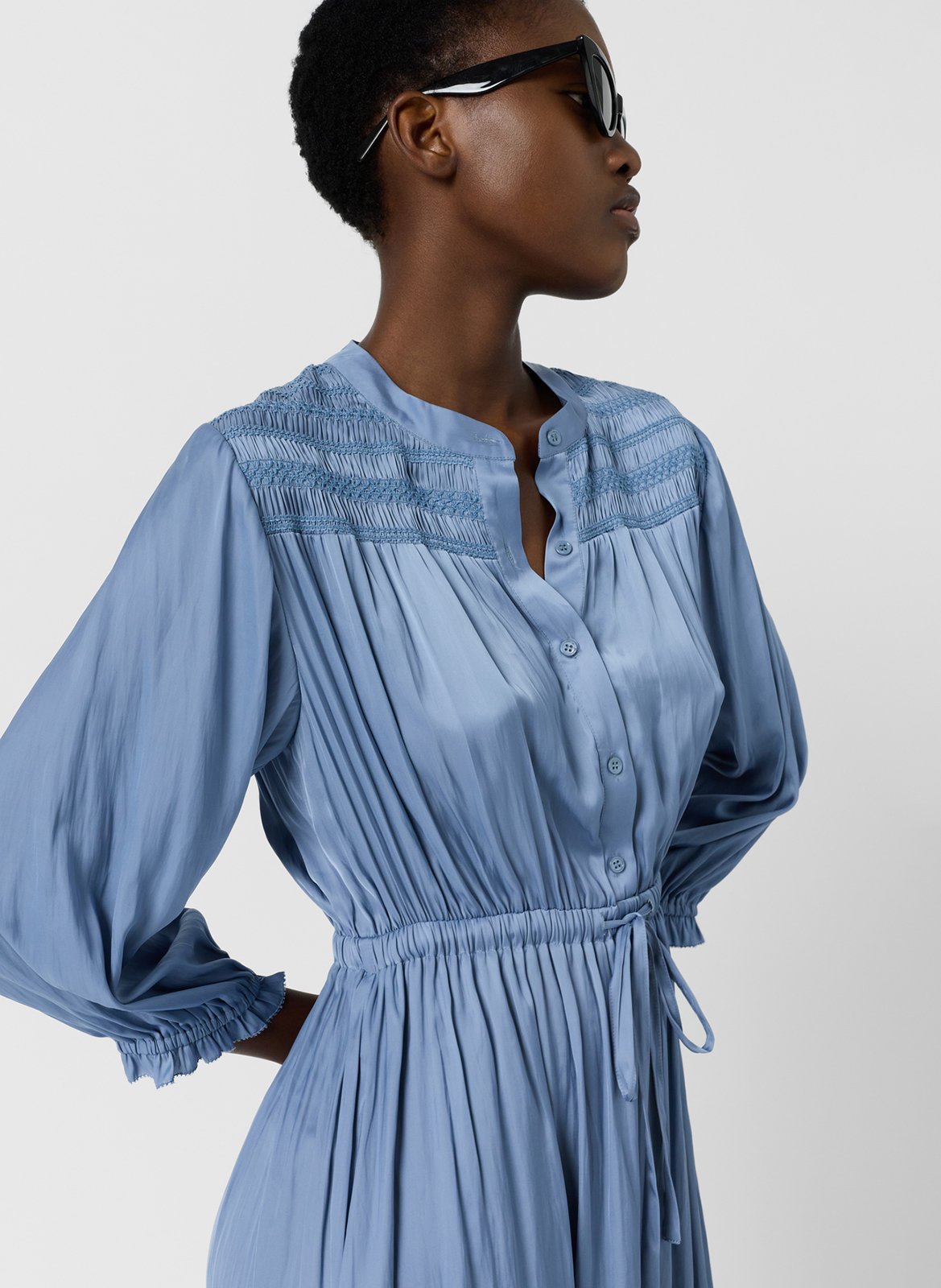 Midikleid mit Rundhalsausschnitt GERARD DAREL Blau