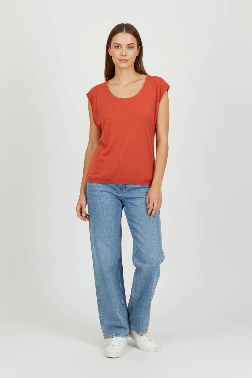 Top & tank top COMPTOIR DES COTONNIERS - Seconde main Red