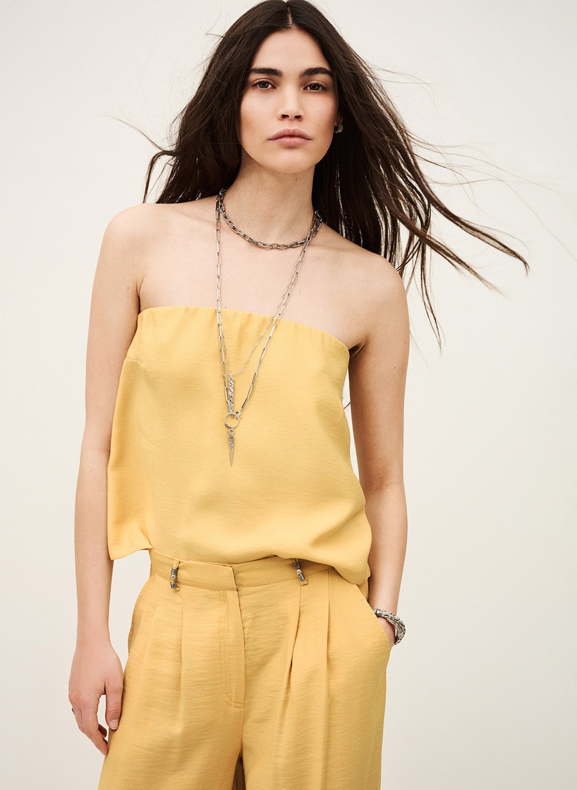 Top bustier BA&SH Beige